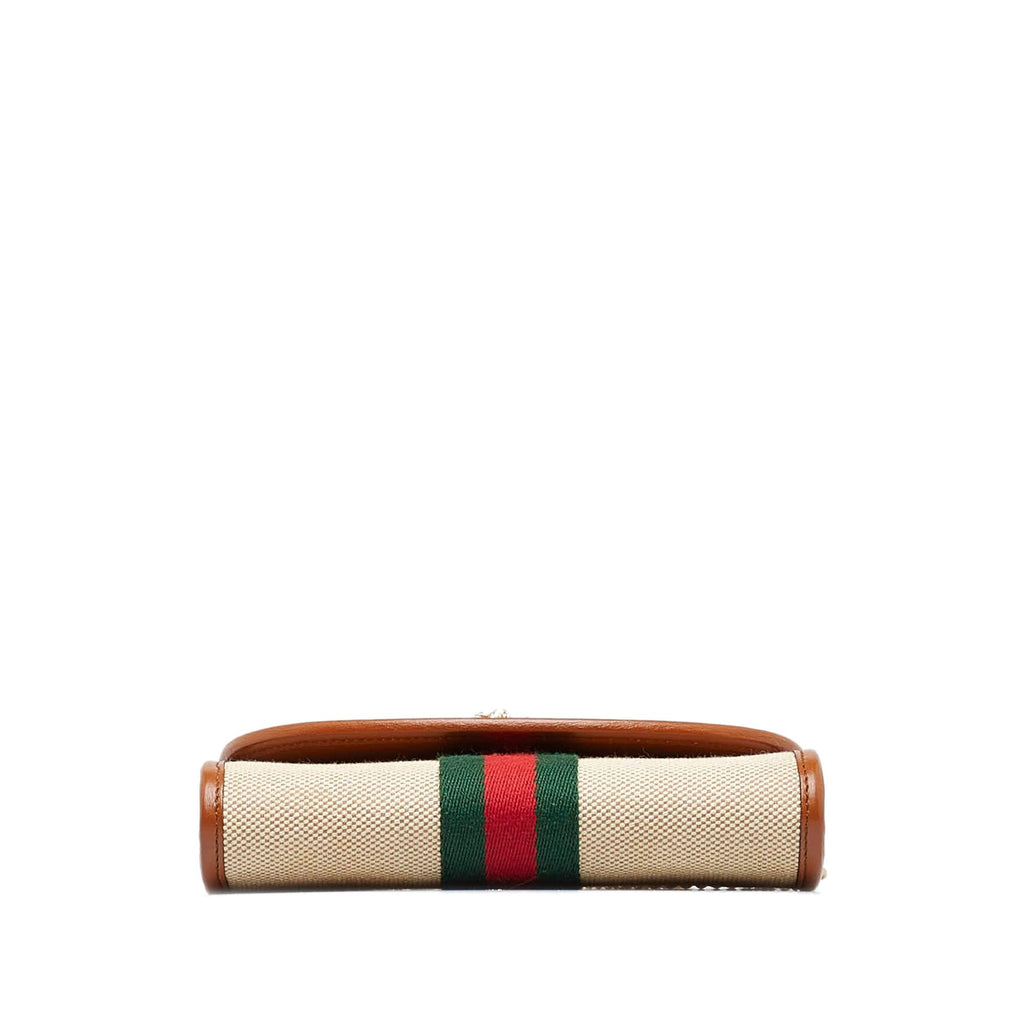 Gucci Mini Rajah Web Chain Crossbody Bag (SHG-01btm5)