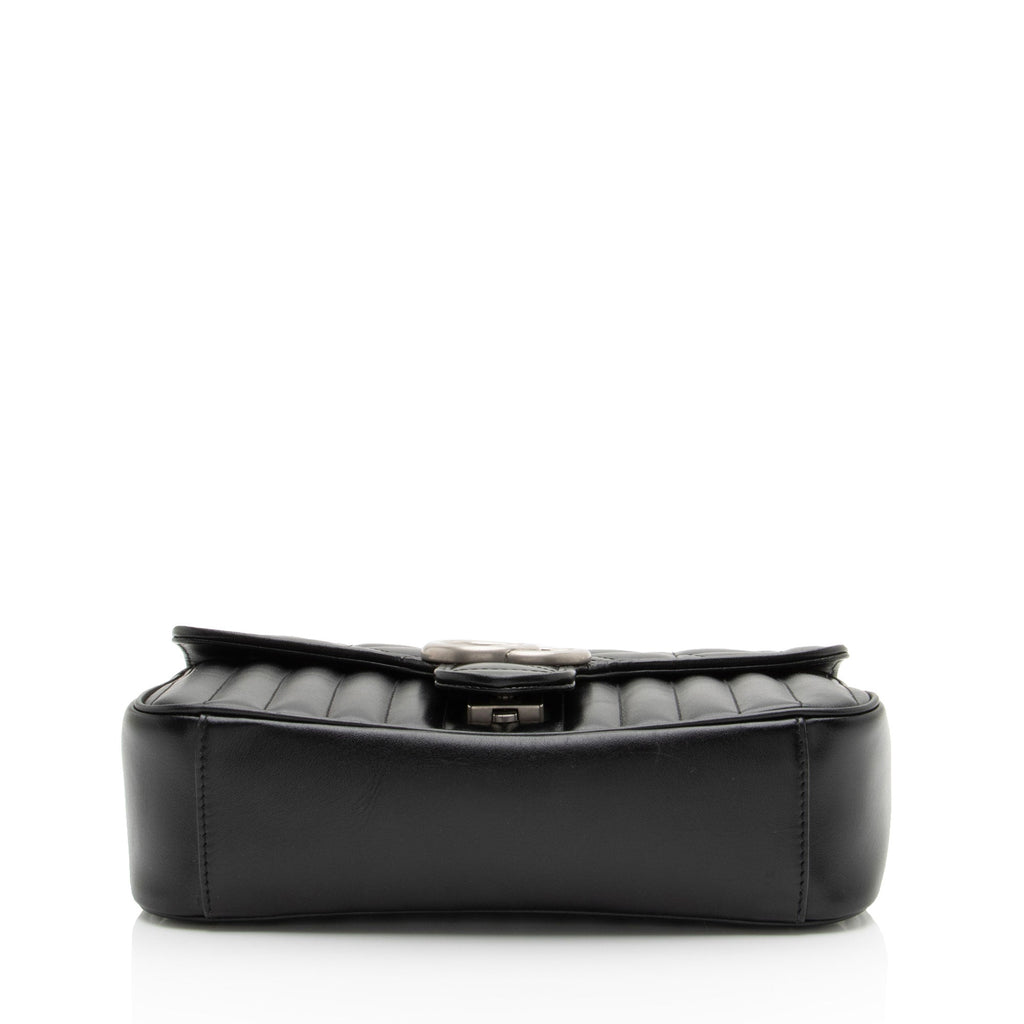 Gucci Mixed Matelasse Leather GG Marmont Aria Medium Flap Bag