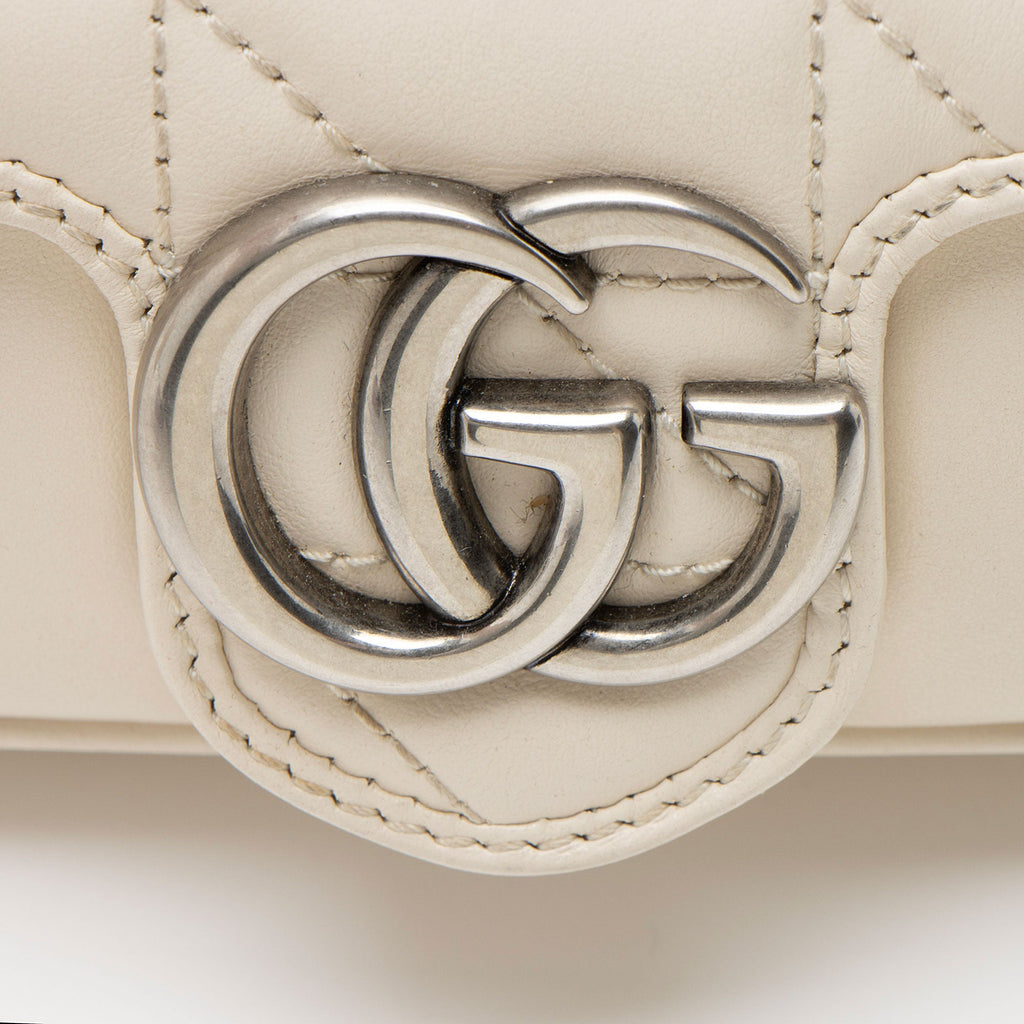 Gucci Mixed Matelasse Leather GG Marmont Aria Mini Flap Bag