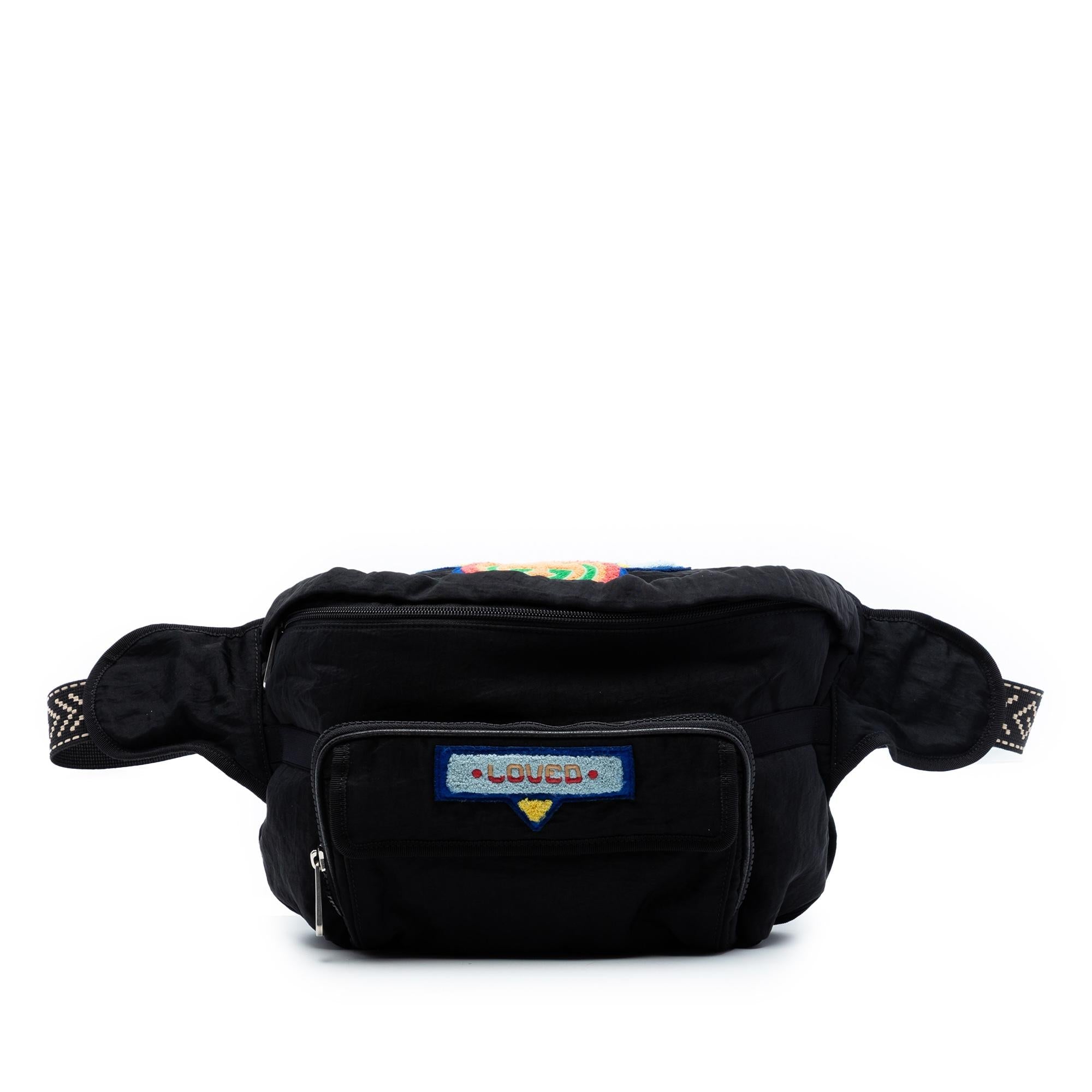 Gucci Nylon 80s Patch Convertible Belt Bag