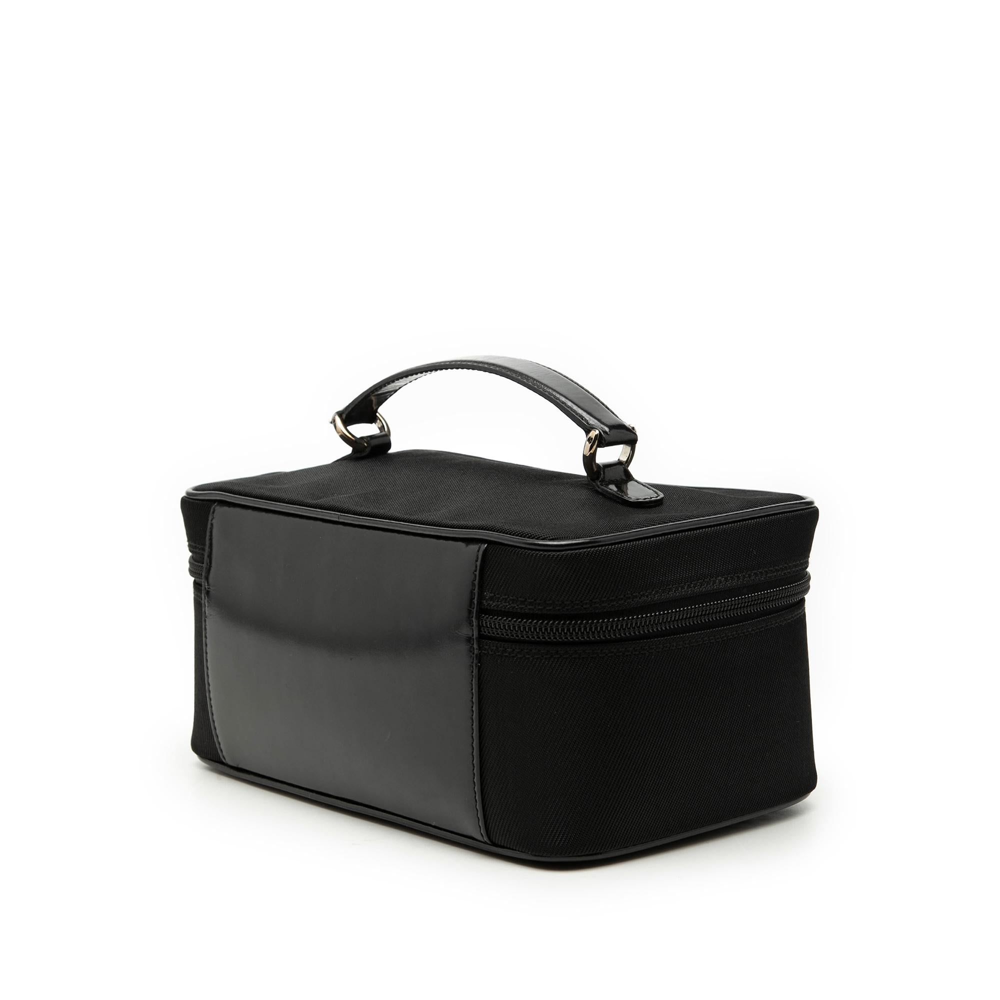 Gucci Nylon Bamboo Vanity Bag