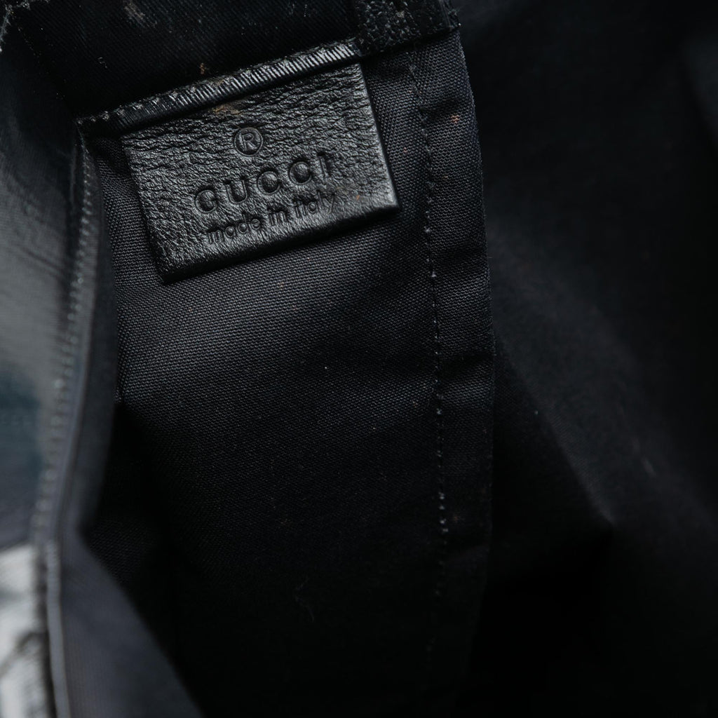 Gucci PVC Coated Canvas Logo Montecarlo Tote
