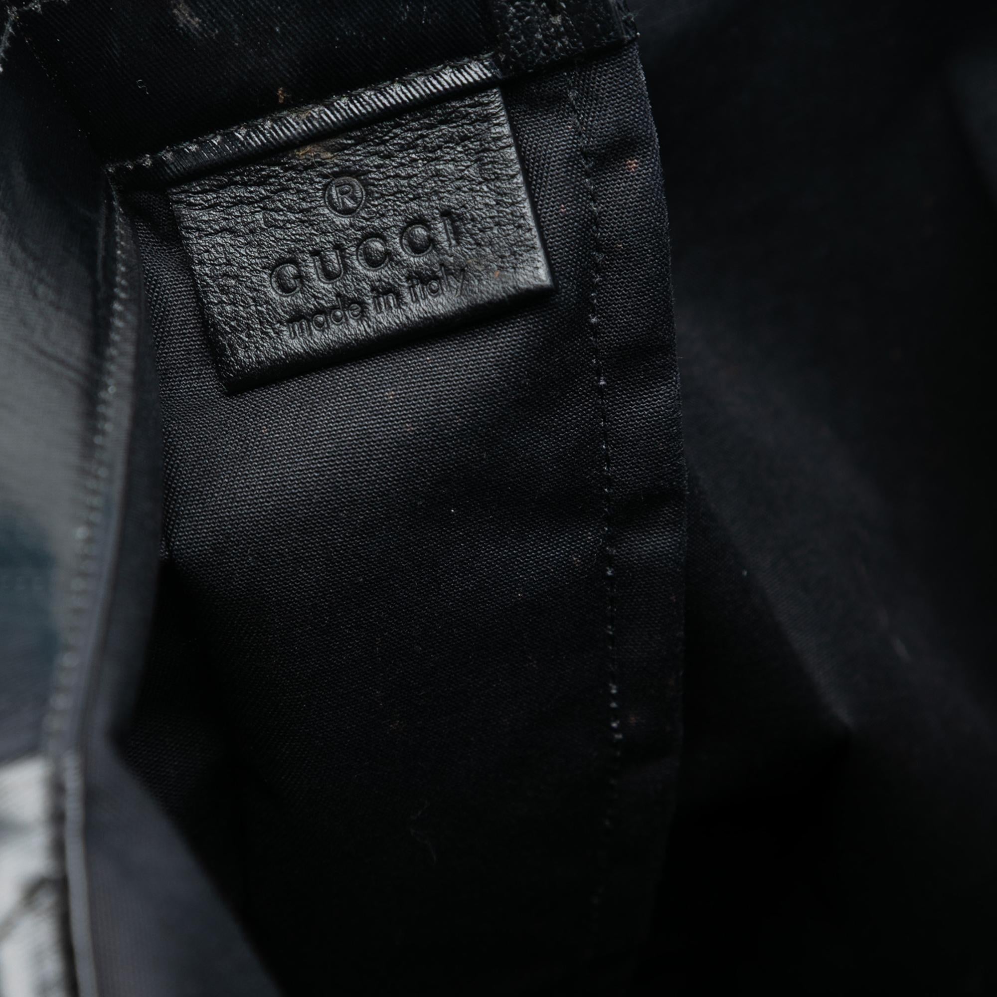 Gucci PVC Coated Canvas Logo Montecarlo Tote