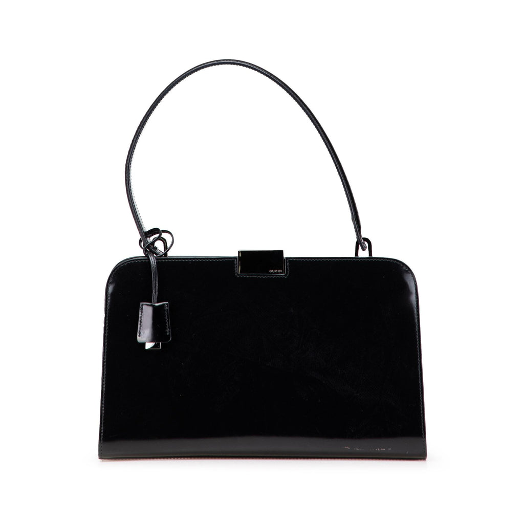 Gucci Patent Frame Handbag
