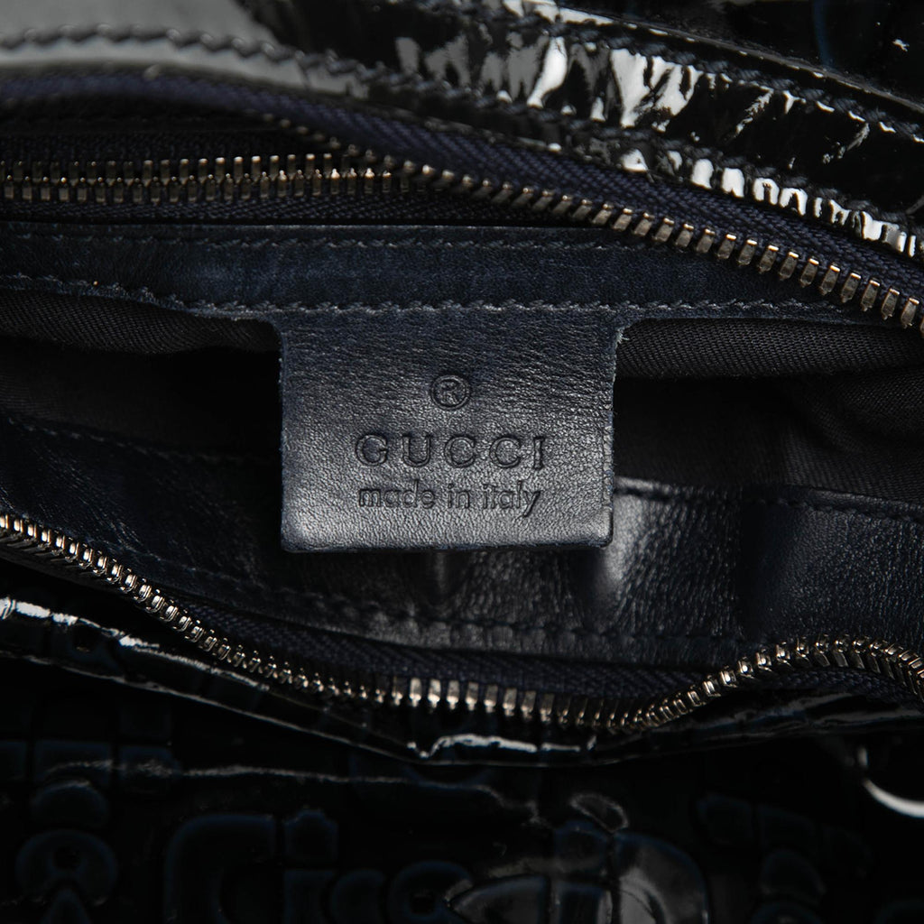 Gucci Patent Horsebit Glam Hobo