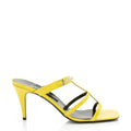 Gucci Patent Leather Horsebit Cutout Sandals - Size 9 / 39