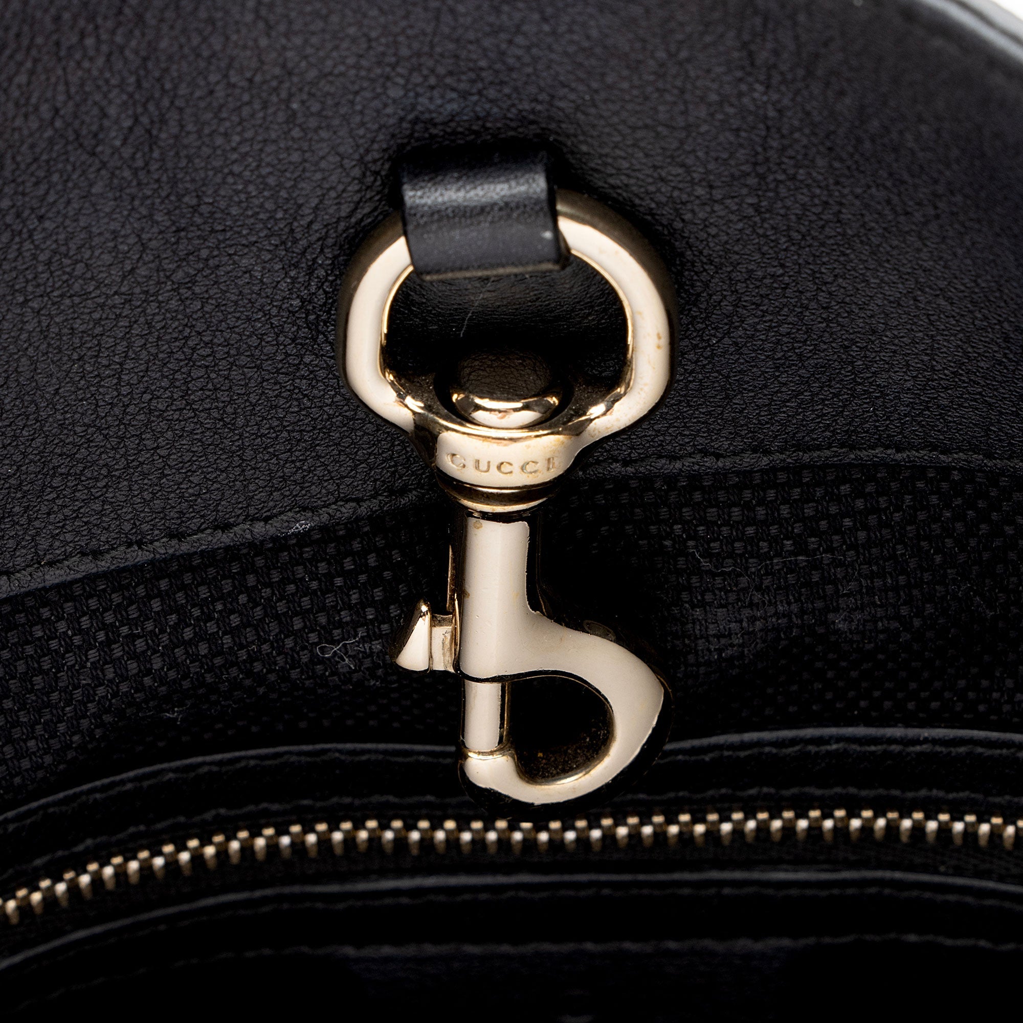 Gucci Patent Leather Soho Medium Shoulder Bag