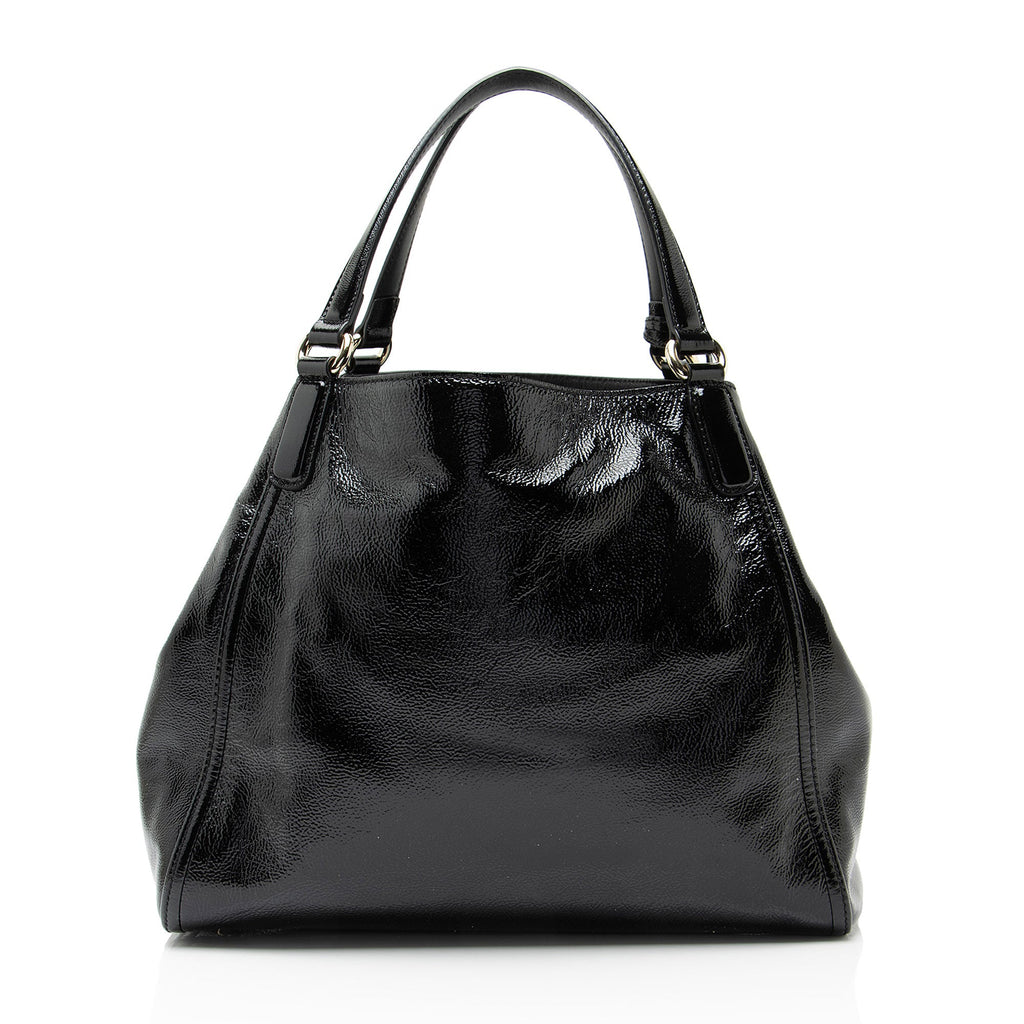Gucci Patent Leather Soho Medium Tote