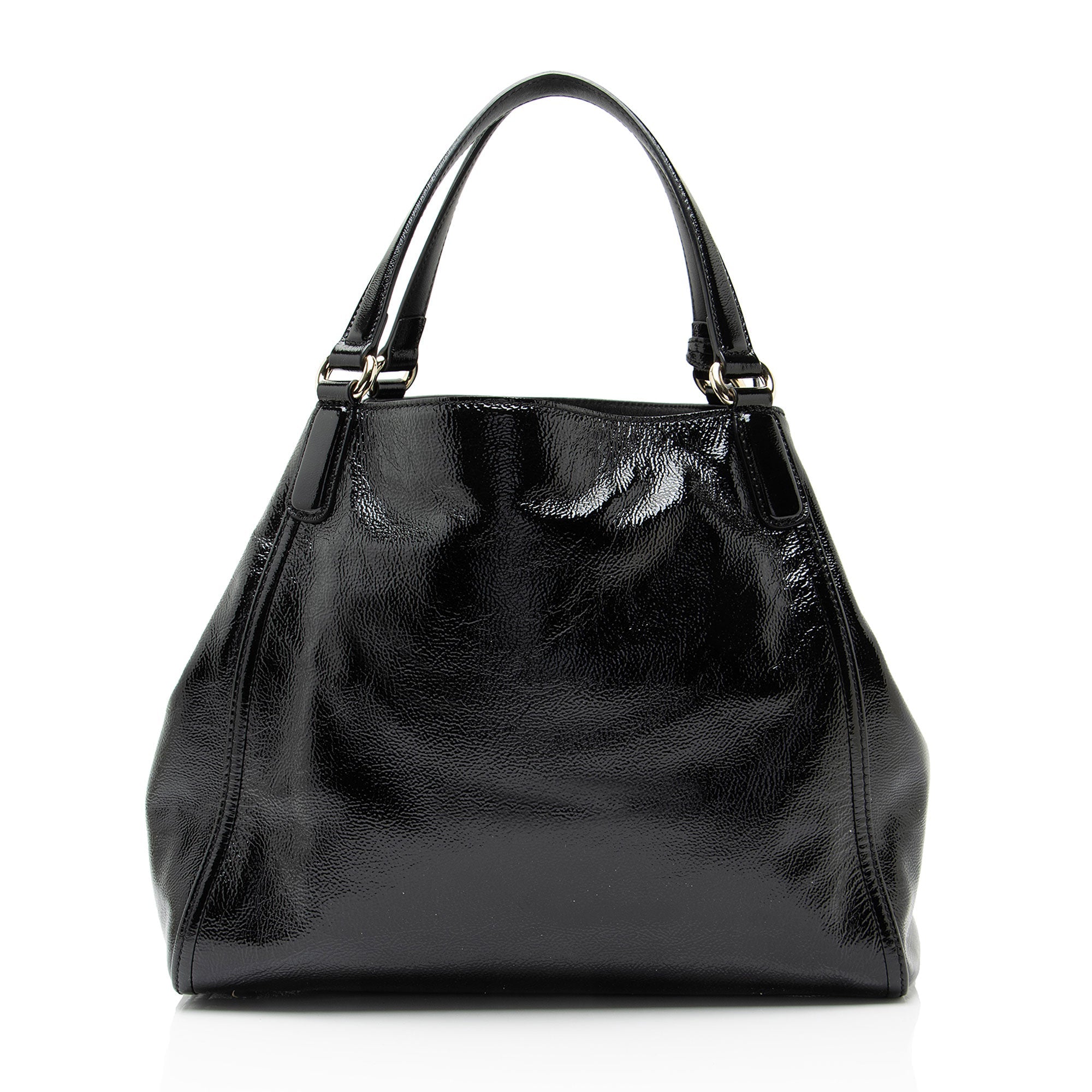 Gucci Patent Leather Soho Medium Tote