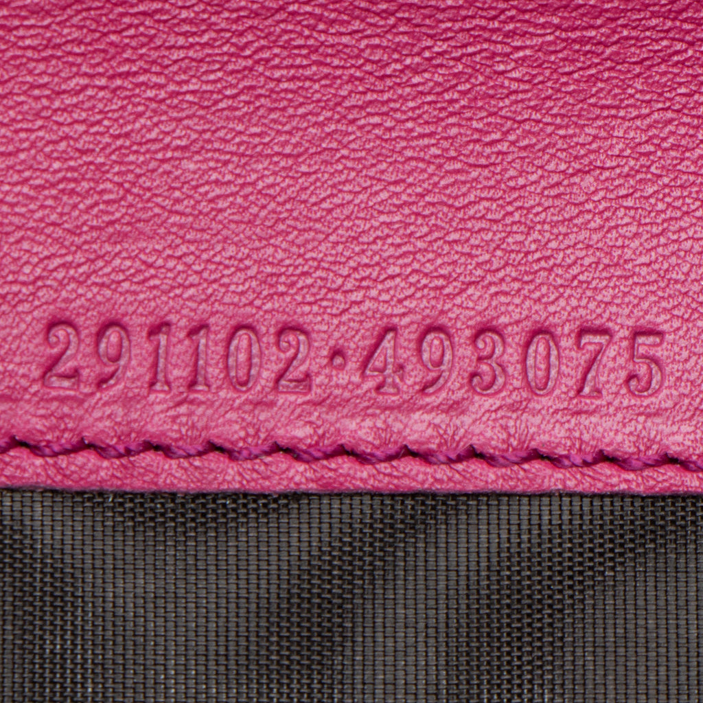 Gucci Patent Leather Soho Travel Zip Around Wallet