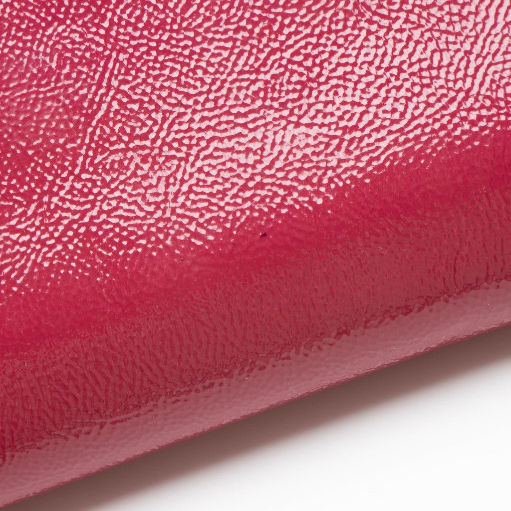 Gucci Patent Leather Soho Travel Zip Around Wallet