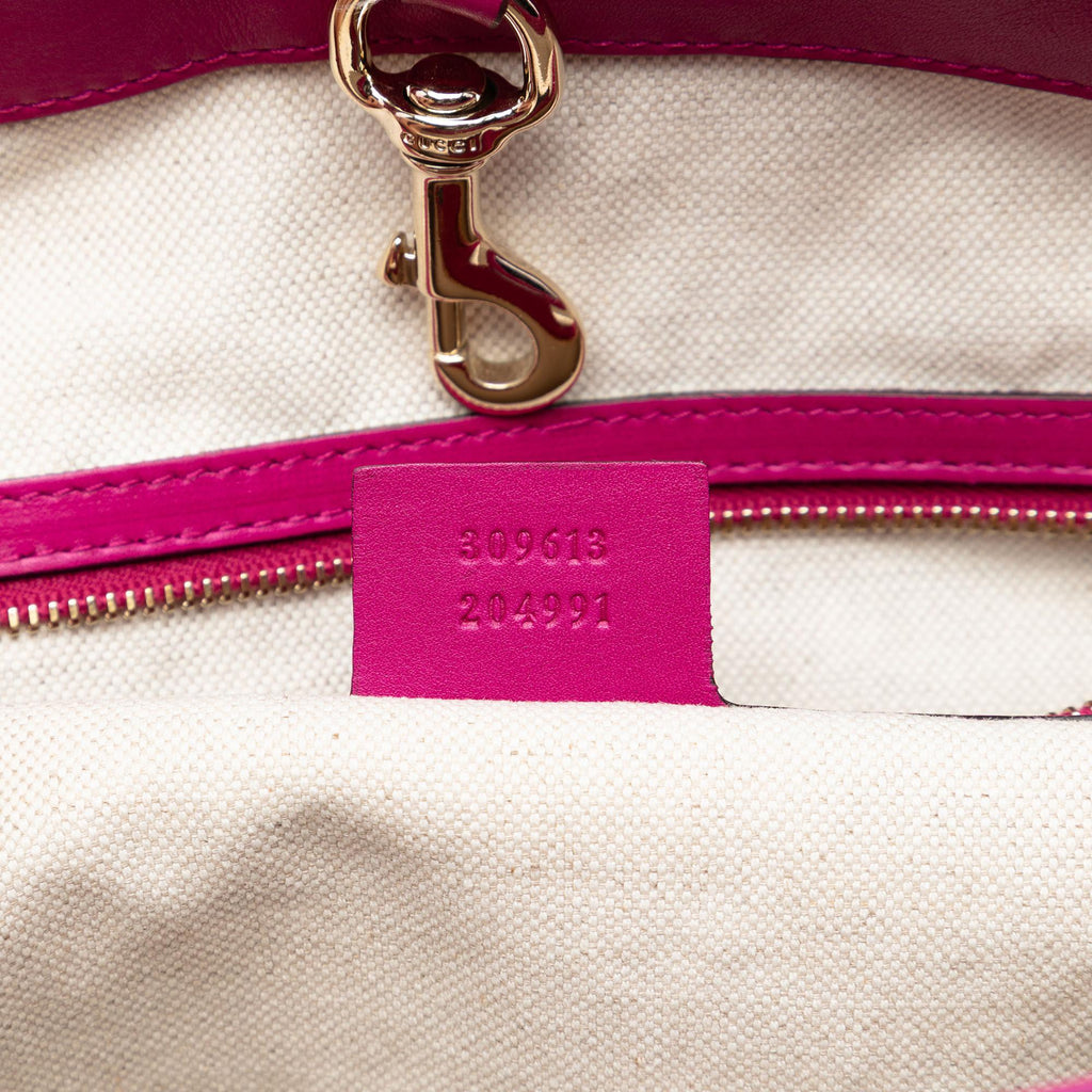 Gucci Patent Microguccissima Nice Tote