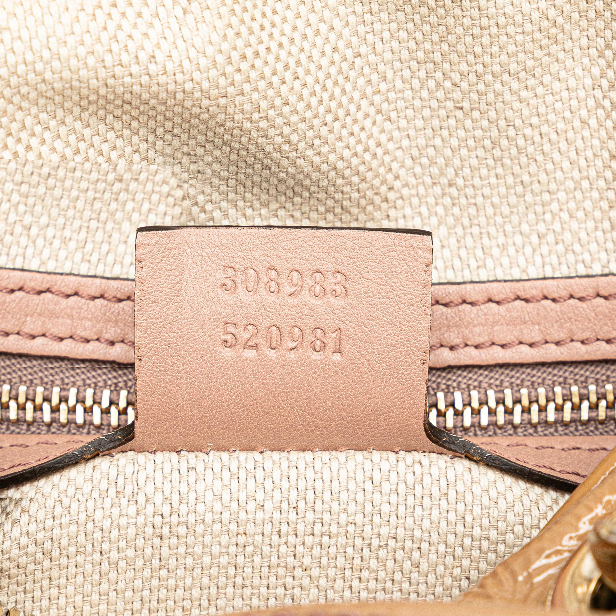 Gucci Patent Soho Chain Shoulder Bag