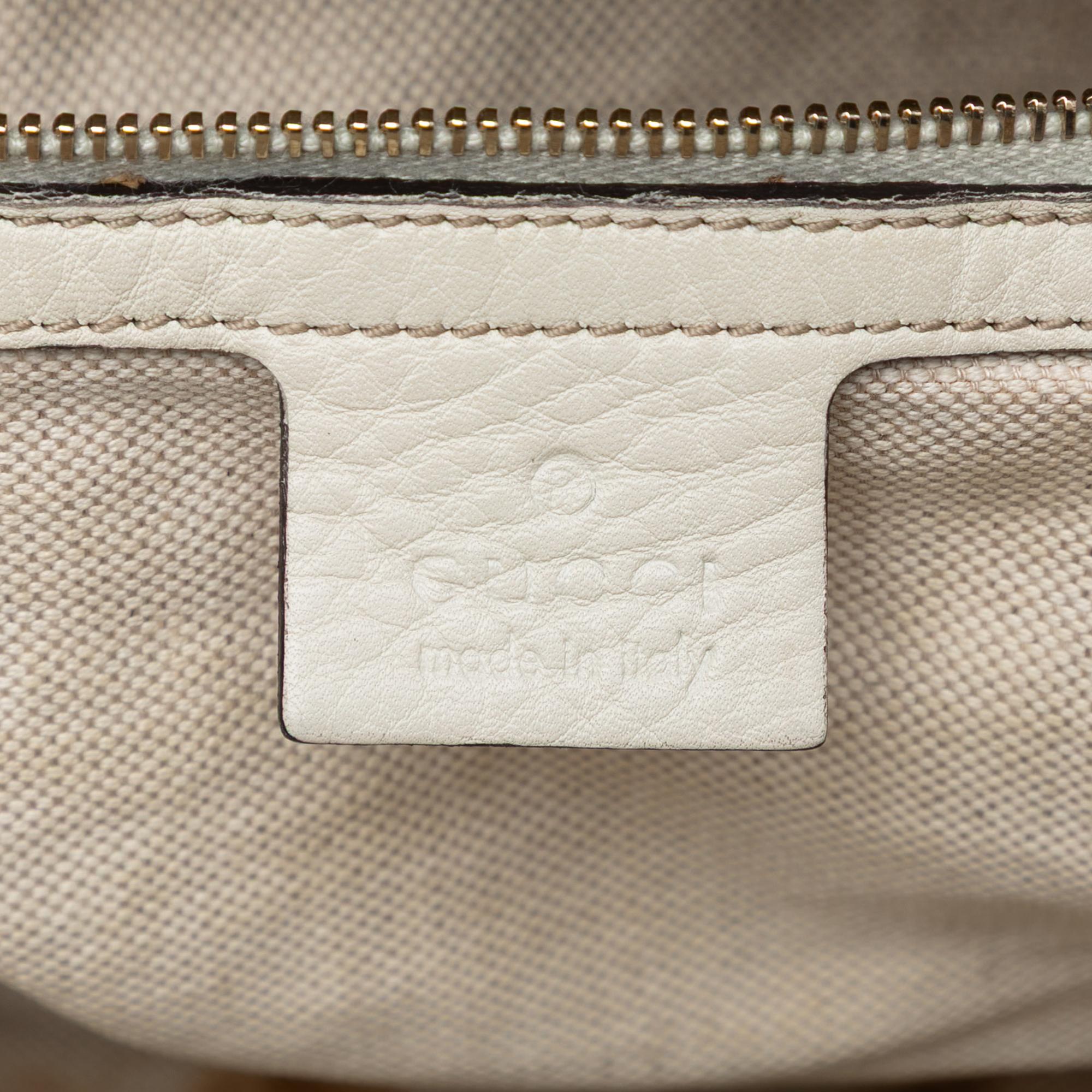 Gucci Pebbled Calfskin Bella Satchel