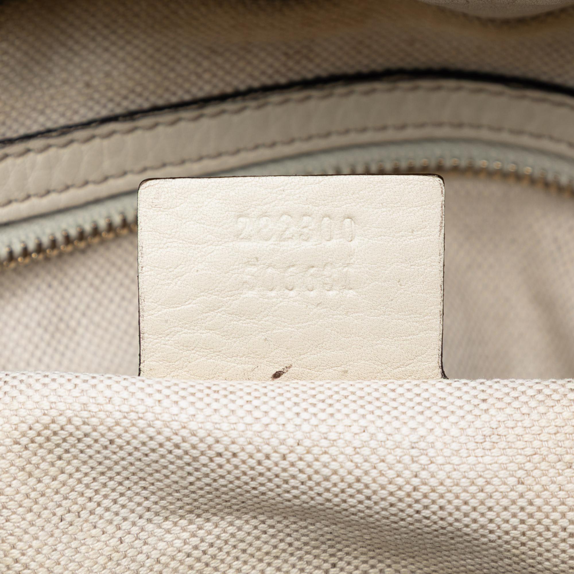 Gucci Pebbled Calfskin Bella Satchel