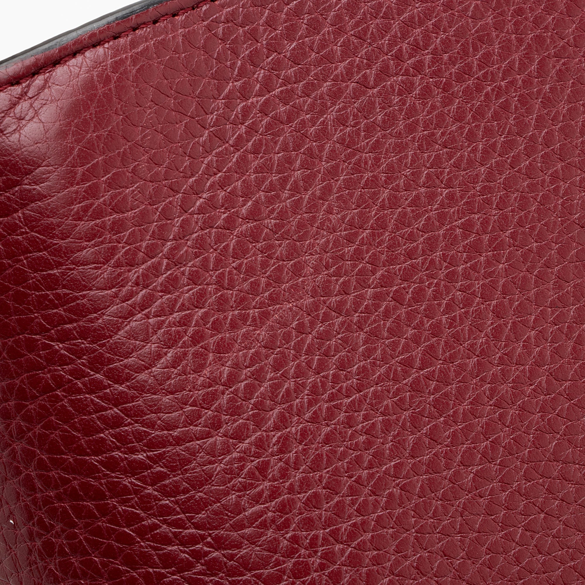 Gucci Pebbled Leather Miss Bamboo Medium Crossbody