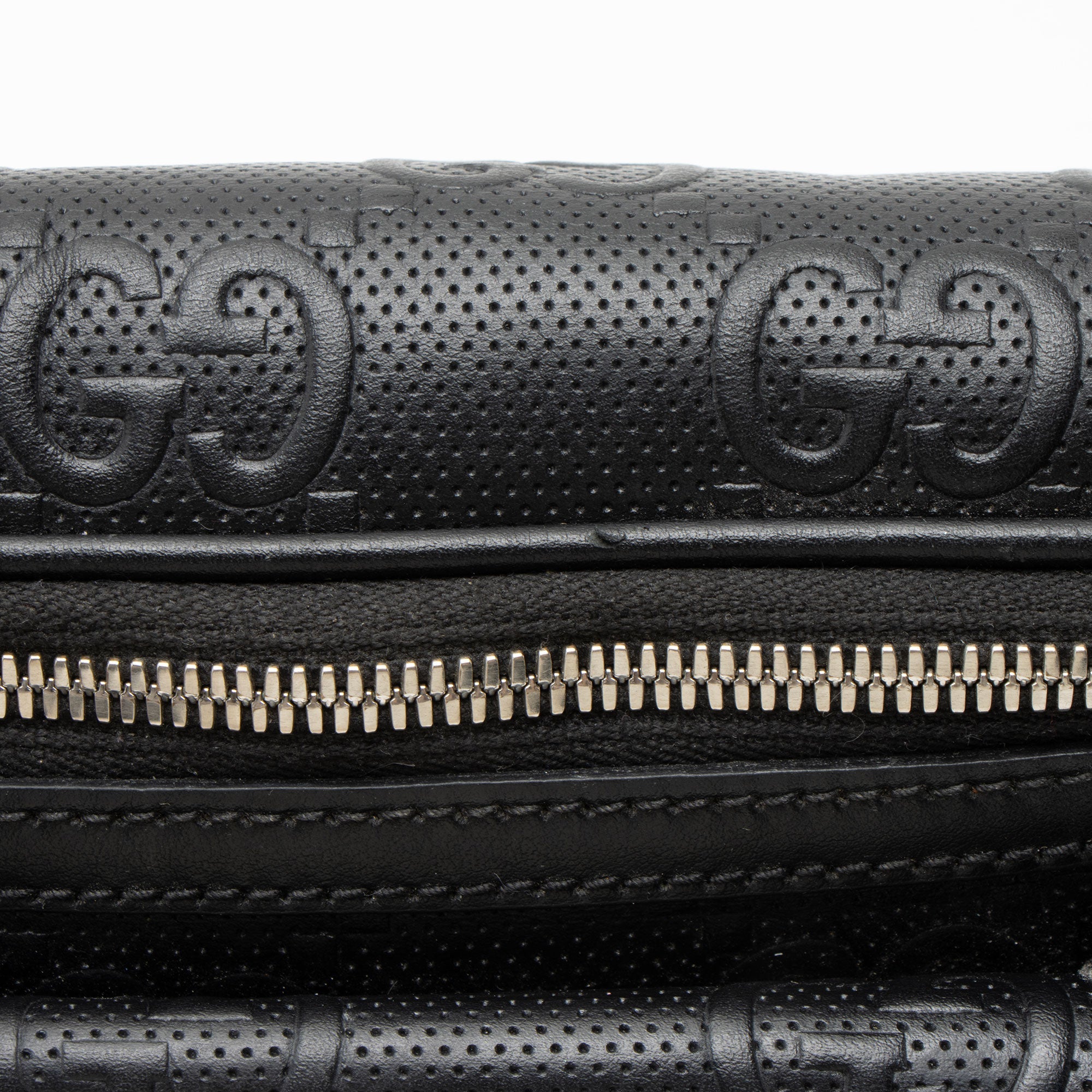Gucci Perforated GG Embossed Pocket Belt Bag