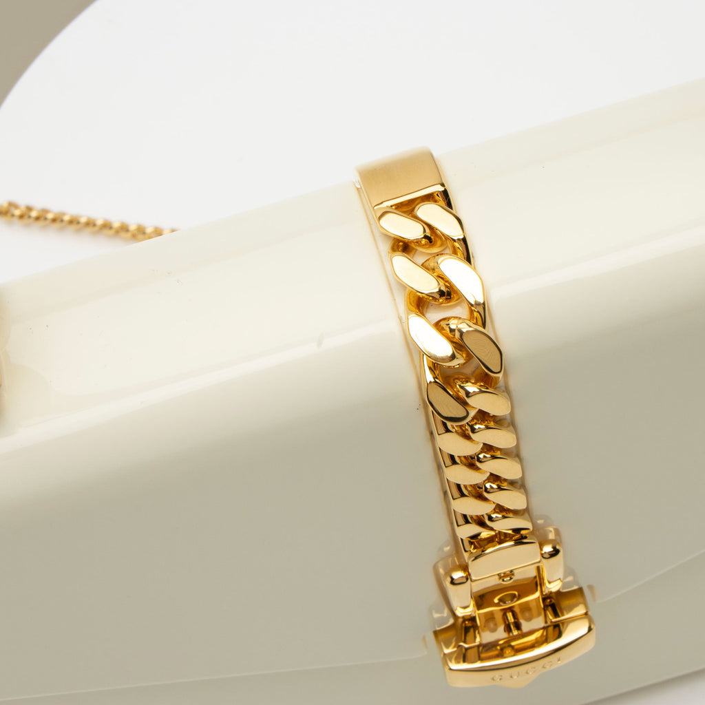Gucci Plexiglass Sylvie 1969 Mini Top Handle (SHF-a361PU)