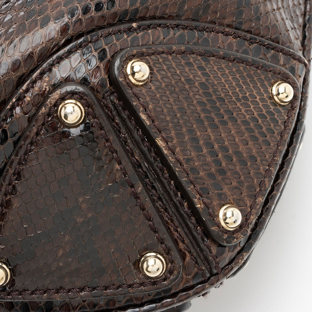 Gucci Python Indy Medium Satchel
