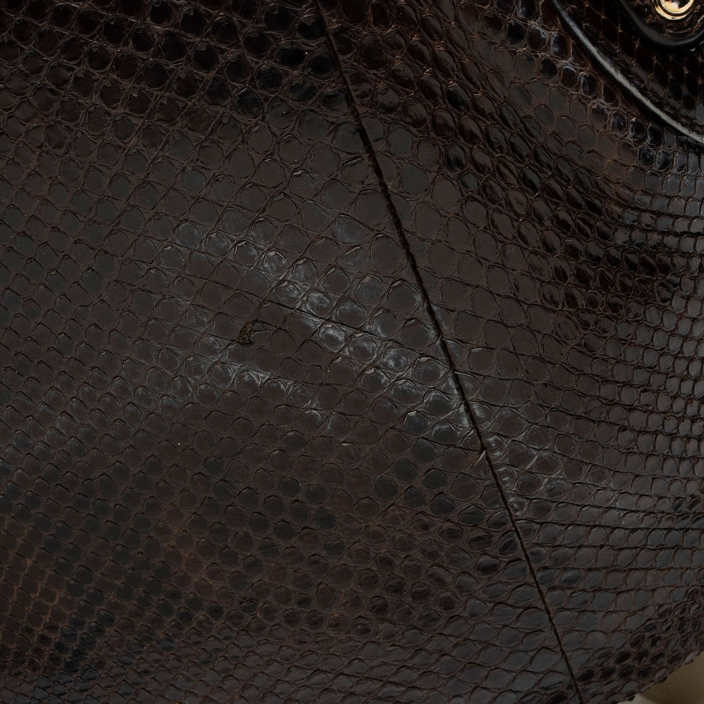 Gucci Python Medium Indy Satchel (SHF-o6MQCe)