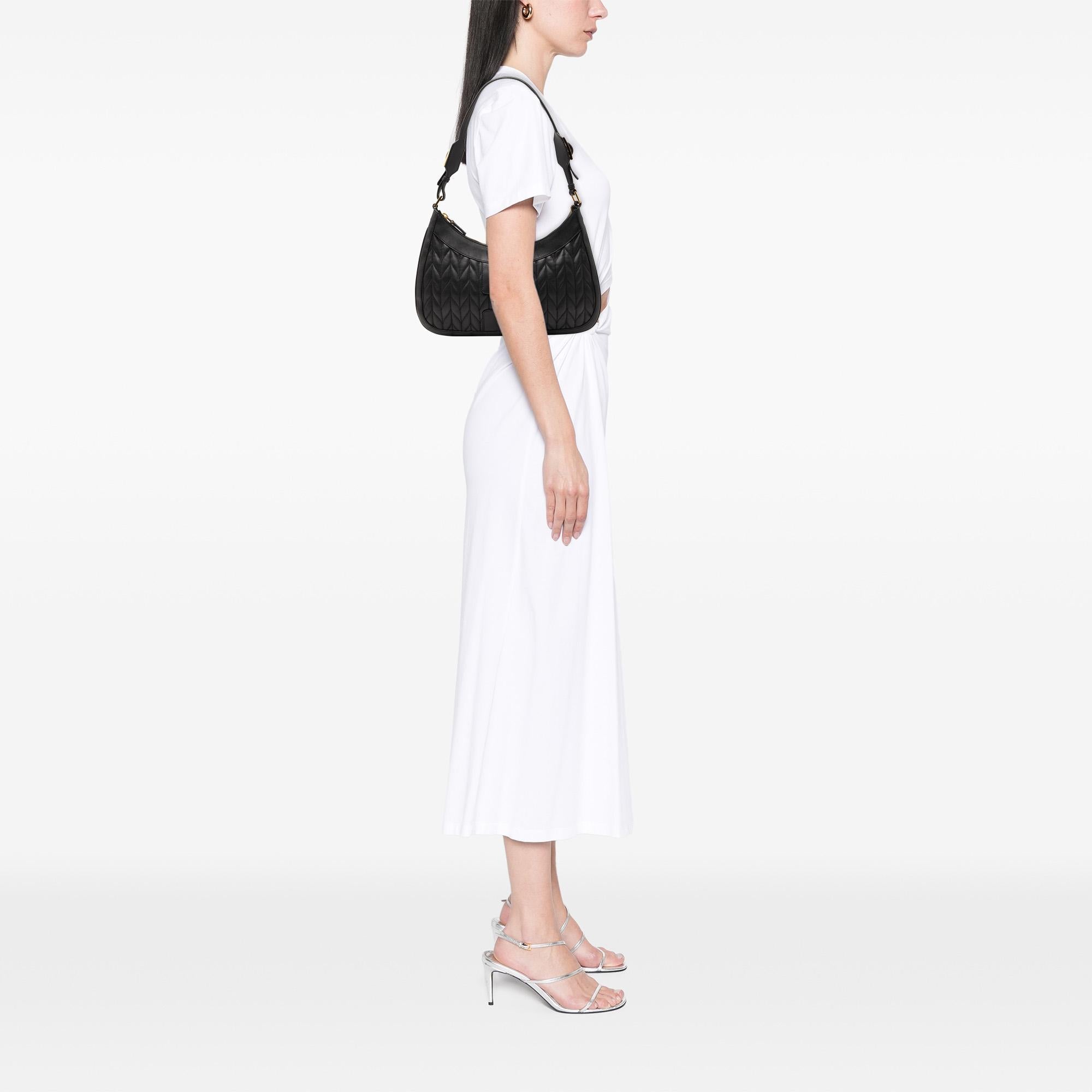 Gucci Quilted Calfskin Jackie Shoulder Bag