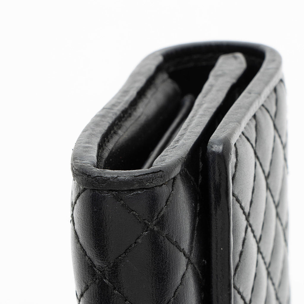 Gucci Quilted Leather GG Marmont Web Trapuntata Continental Wallet