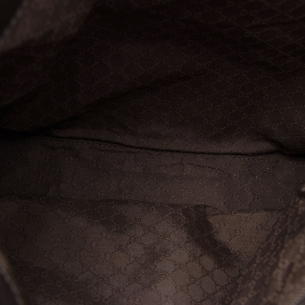 Gucci Canvas Web Shoulder Bag (SHF-KhYFg1)