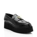Gucci Shiny Calfskin GG Creeper Platform Loafers - Size 9.5 / 39.5