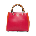 Gucci Small Bicolor Bamboo Shopper (SHG-EwGBDy)