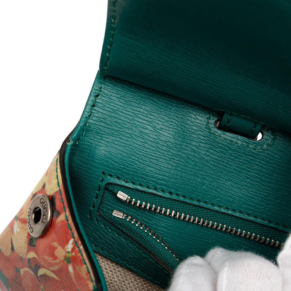 Gucci Small Calfskin Bamboo Daily Blooms Satchel
