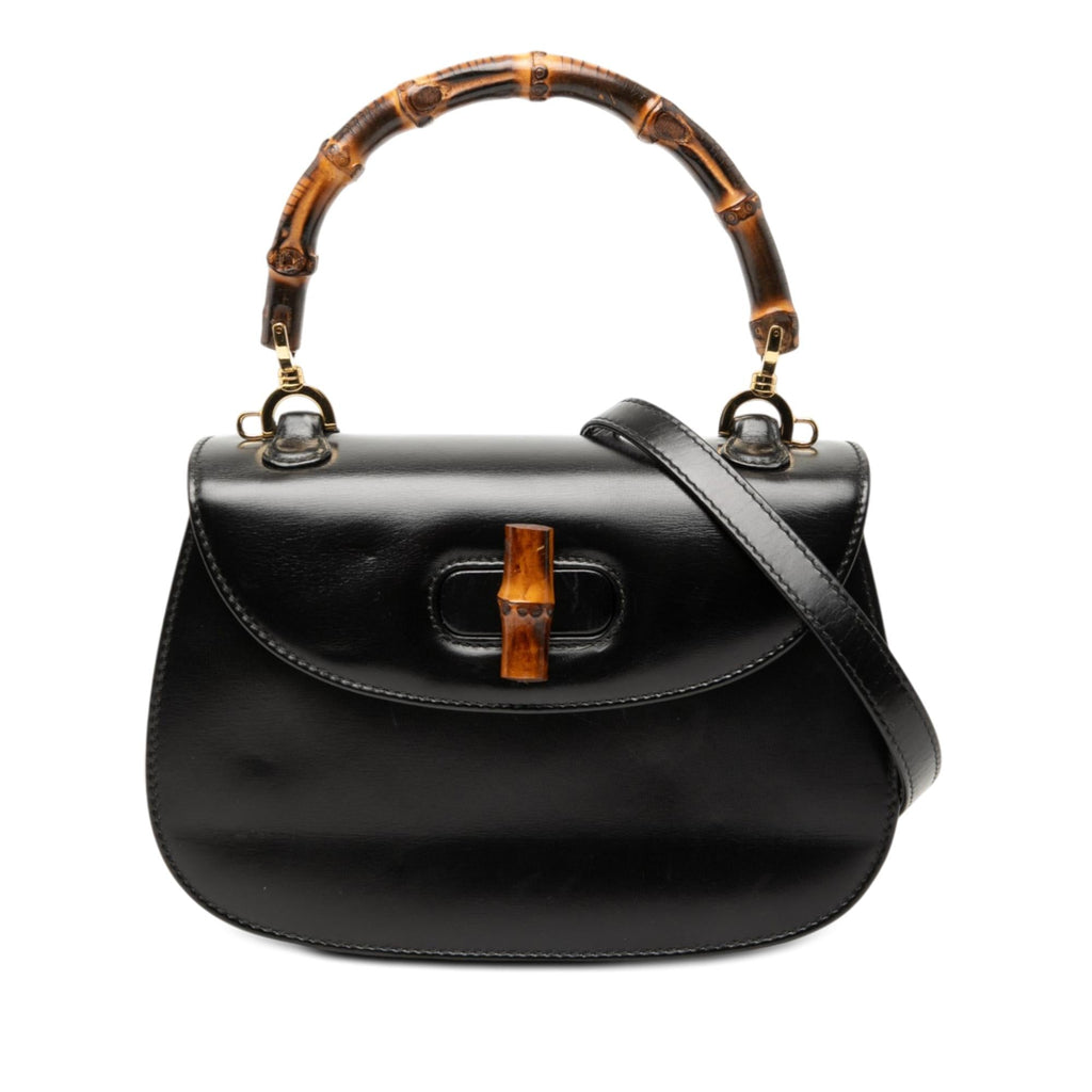 Gucci Small Calfskin Bamboo Night