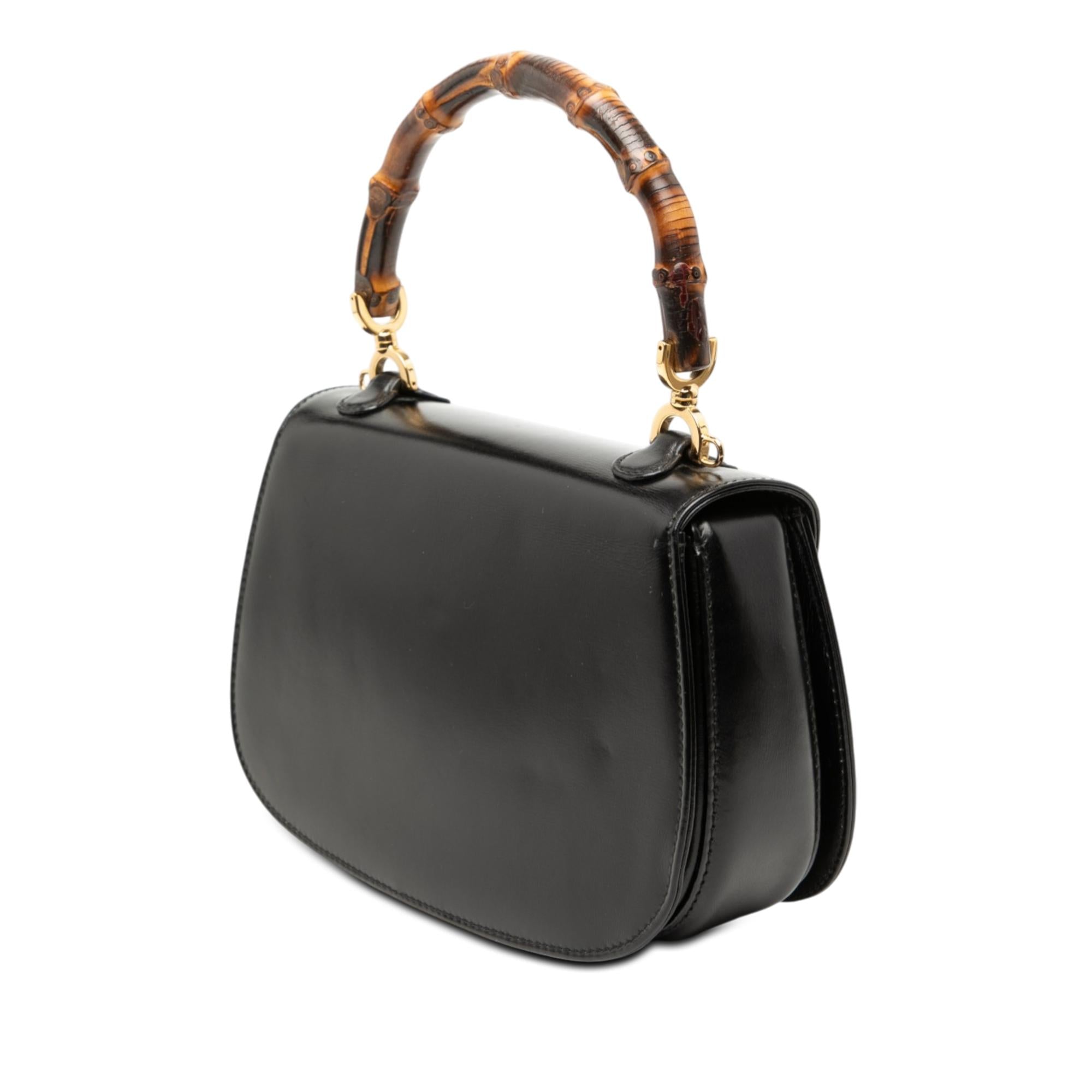 Gucci Small Calfskin Bamboo Night