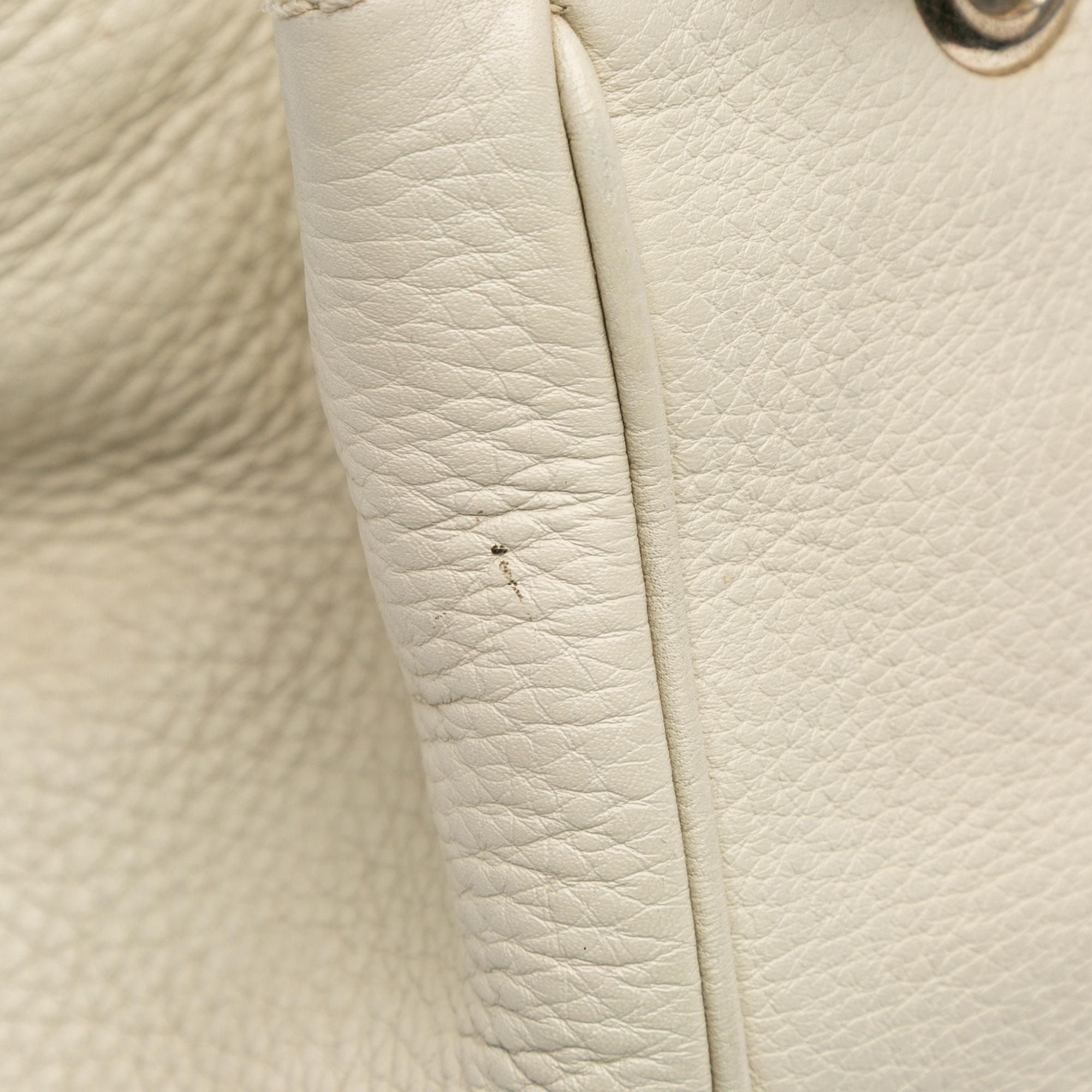 Gucci Small Calfskin Bamboo Shopper Satchel