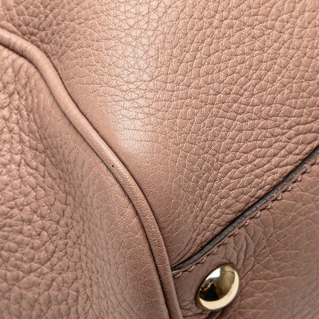 Gucci Small Calfskin Bamboo Shopper Satchel