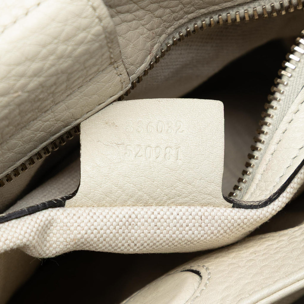 Gucci Small Calfskin Bamboo Shopper Satchel