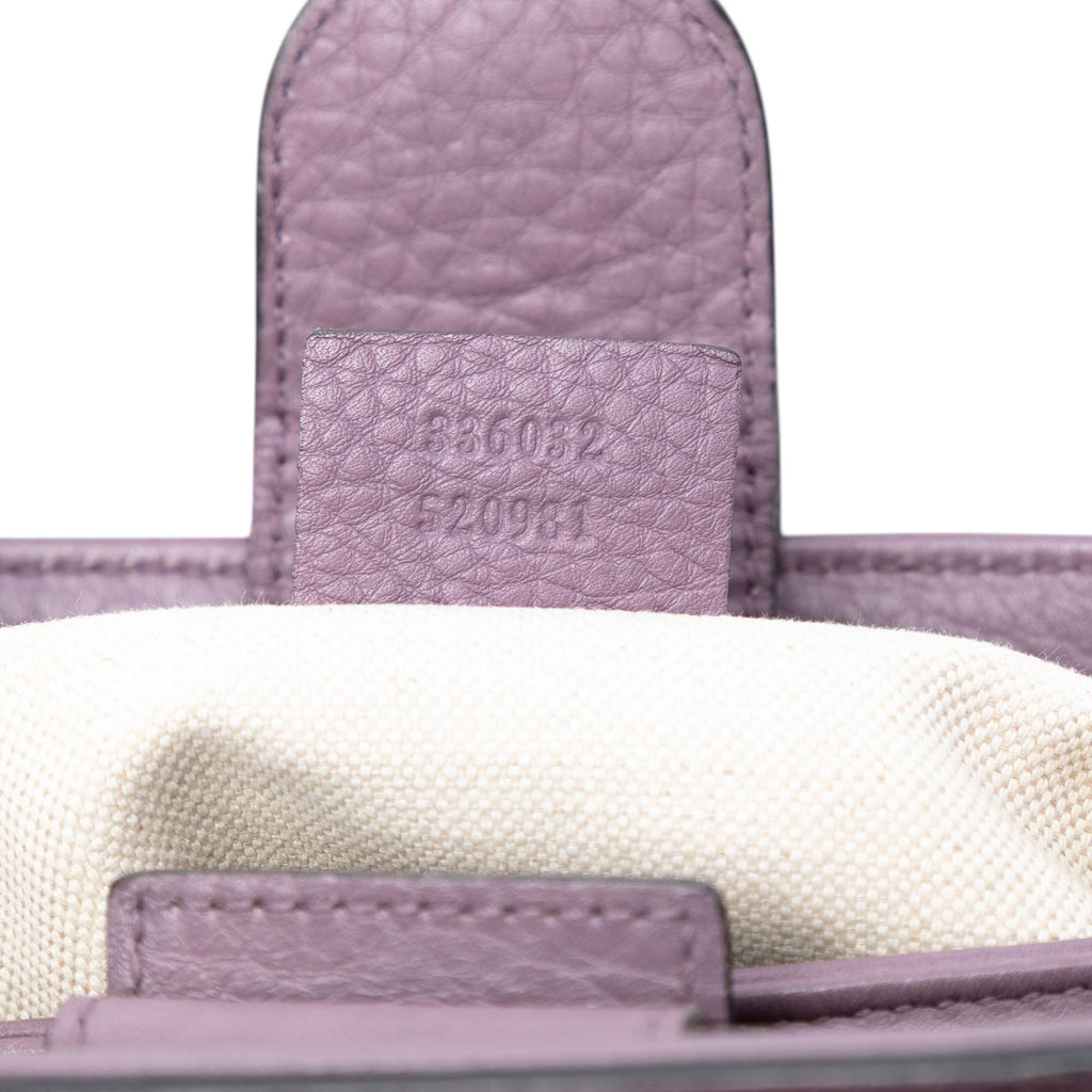Gucci Small Calfskin Bamboo Shopper Satchel