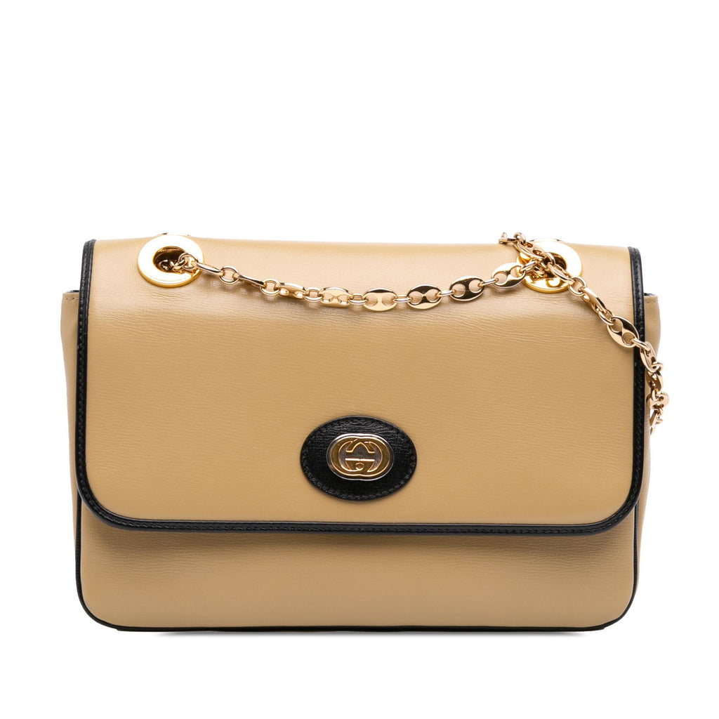 Gucci Small Calfskin Marina Chain Shoulder Bag