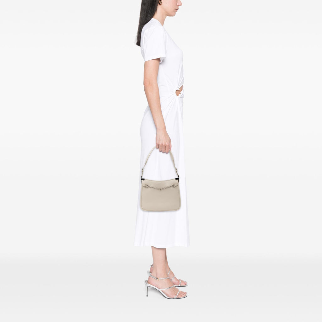 Gucci Small Calfskin Slim Horsebit Shoulder Bag