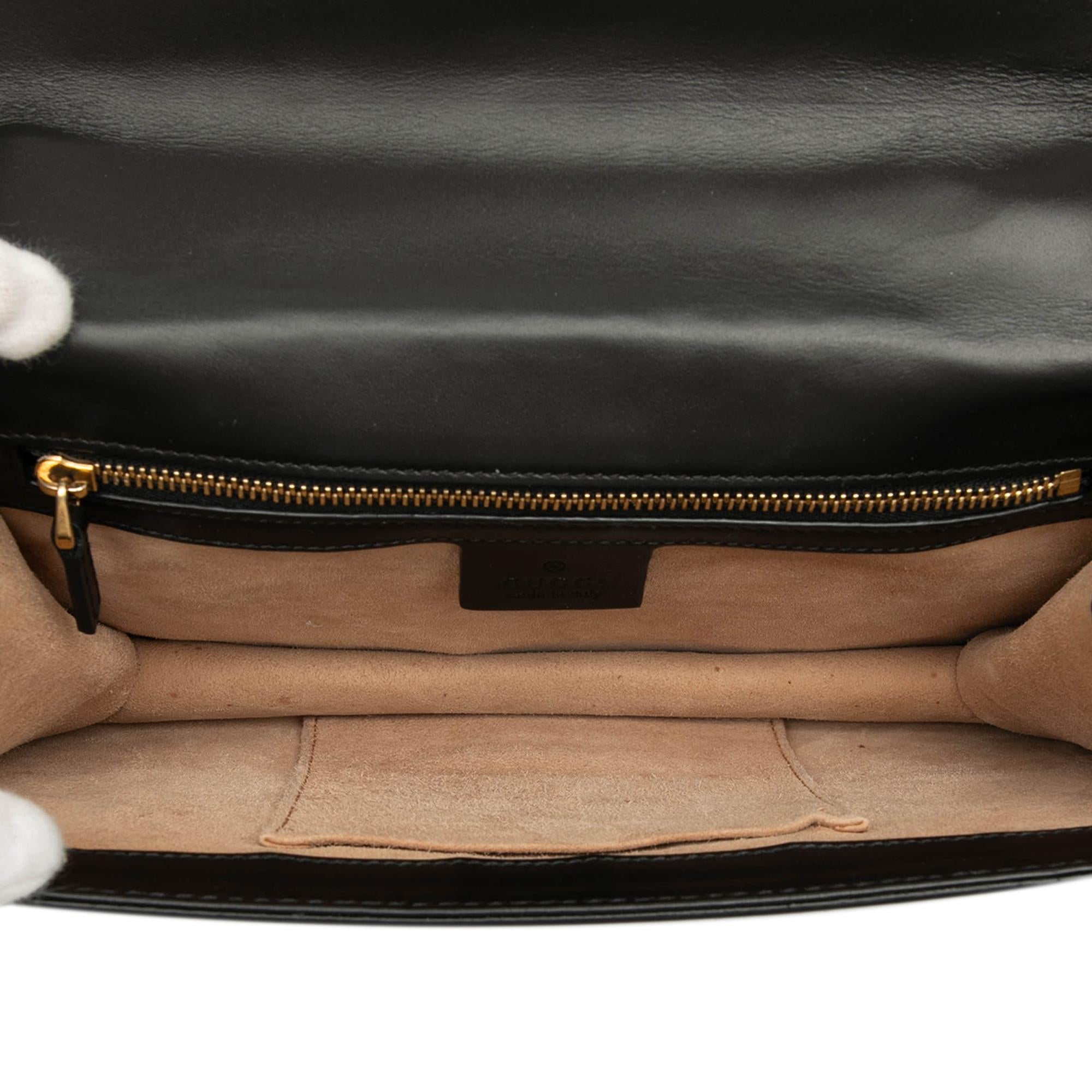 Gucci Small Calfskin Sylvie Web Satchel
