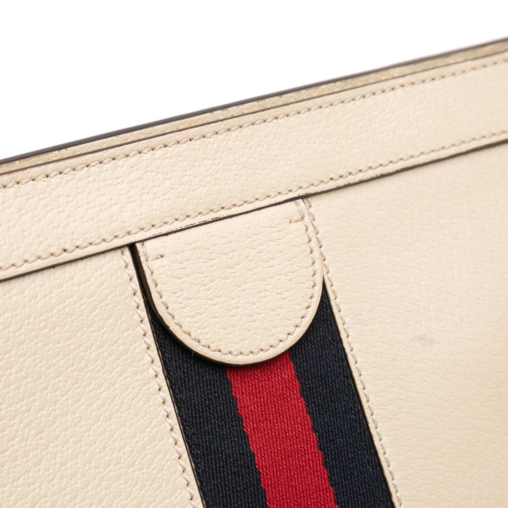 Gucci Small Calfskin Web Ophidia Chain Crossbody