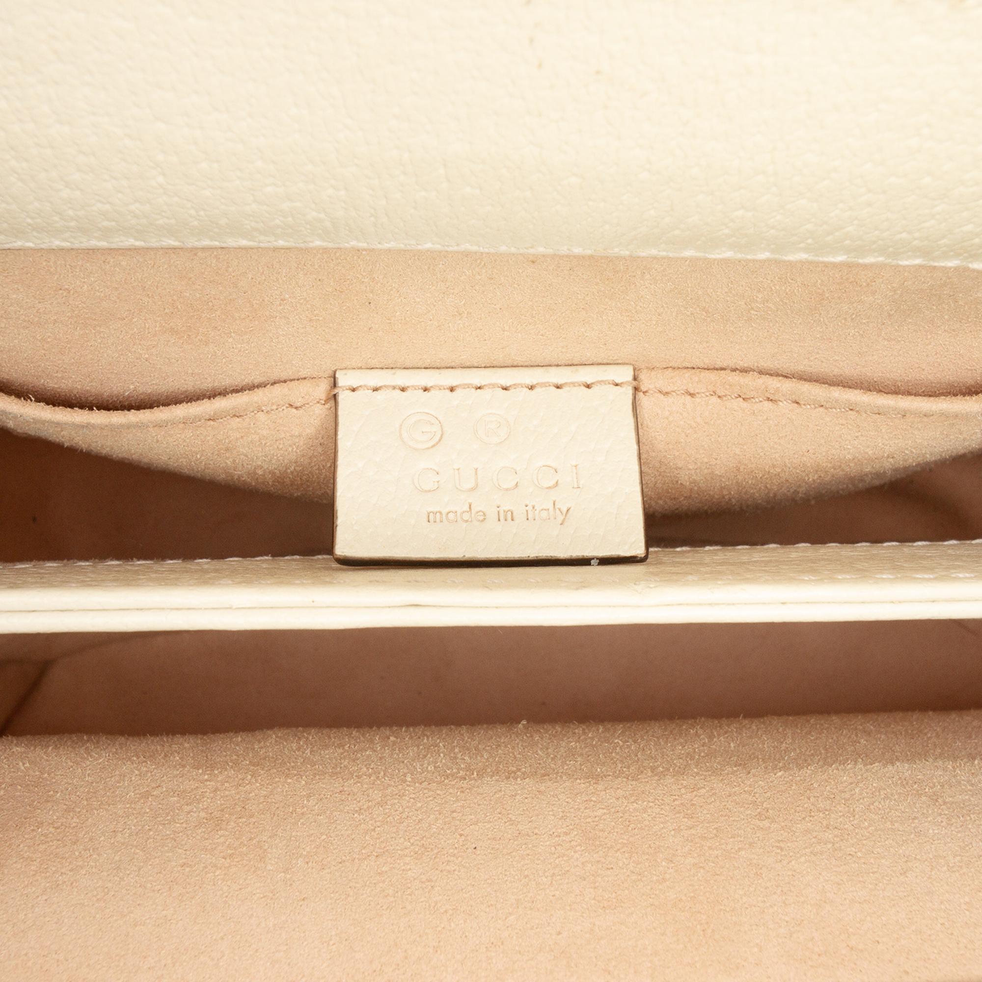 Gucci Small Calfskin Web Ophidia Chain Crossbody