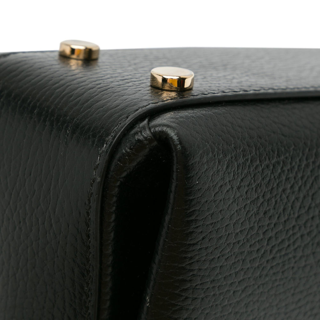 Gucci Small Dollar Calf Interlocking G Satchel (SHG-uqc1wk)