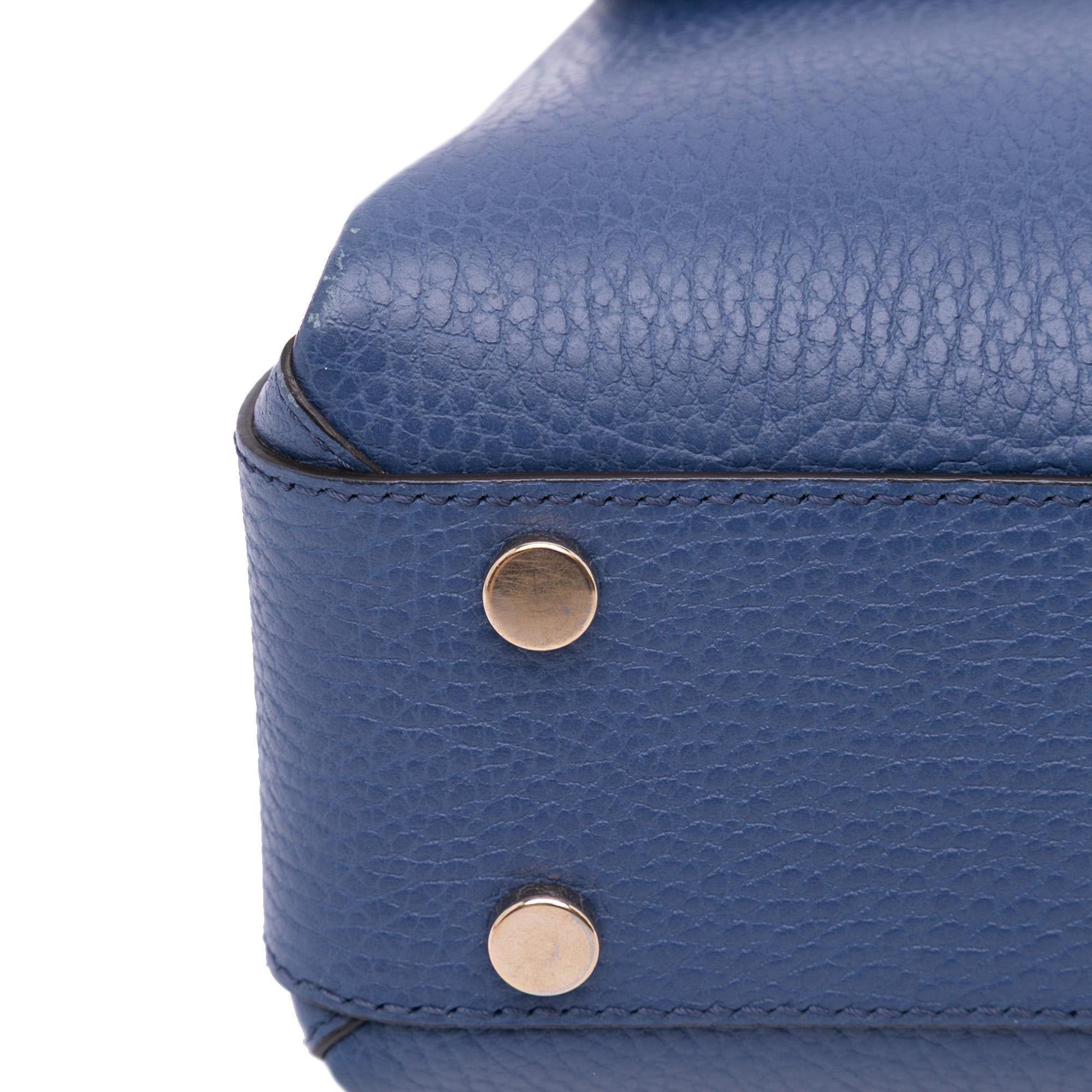 Gucci Small Dollar Calf Interlocking G Satchel