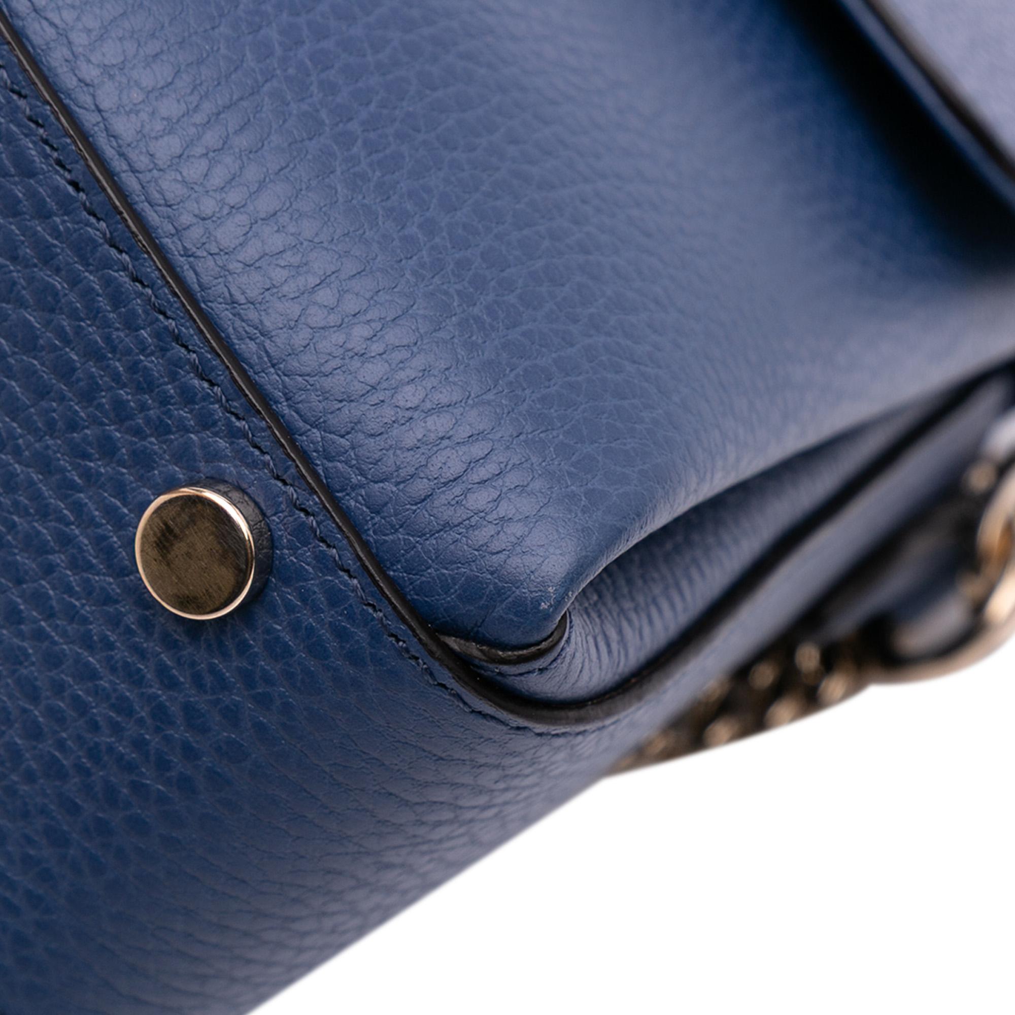 Gucci Small Dollar Calf Interlocking G Satchel