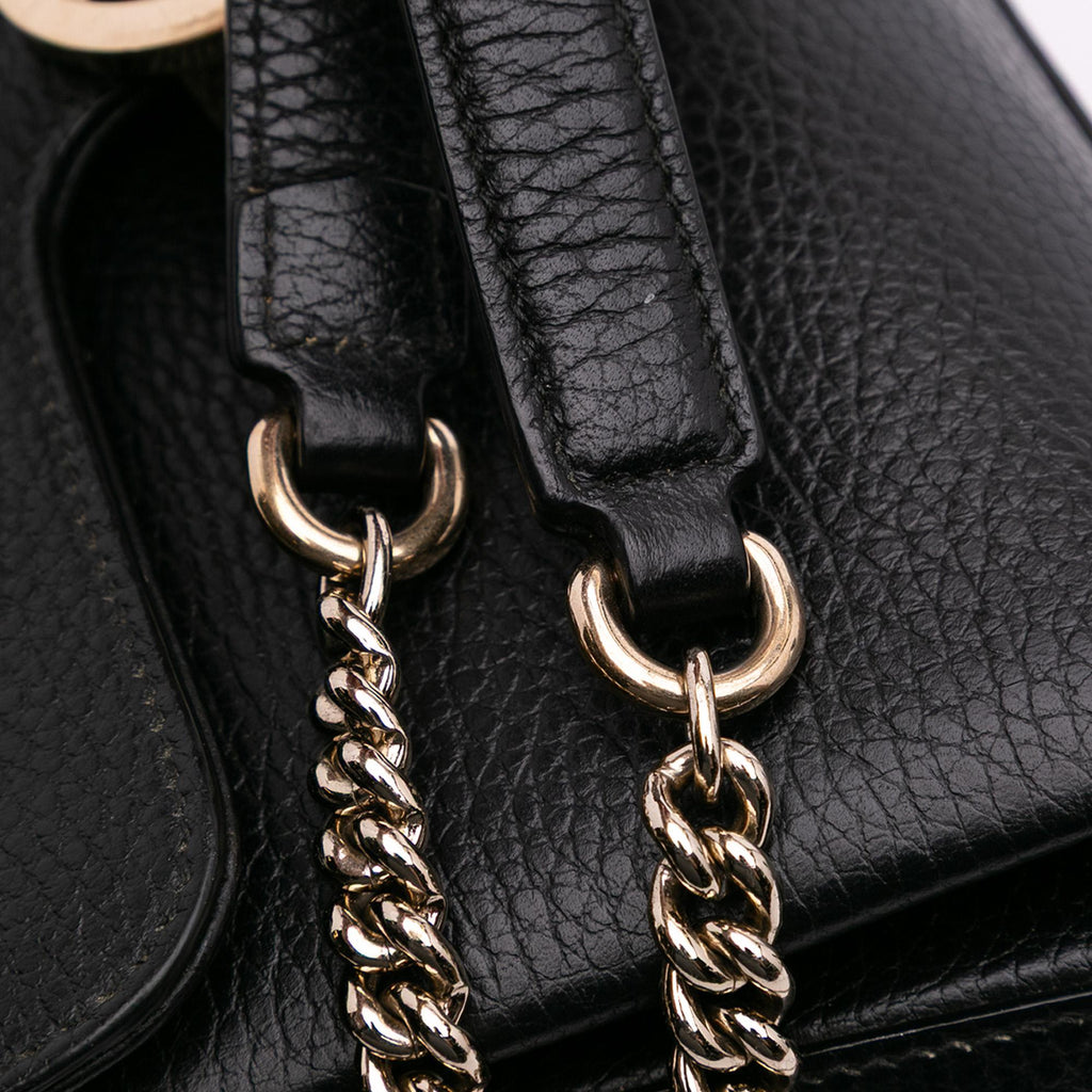 Gucci Small Dollar Calf Interlocking G Satchel