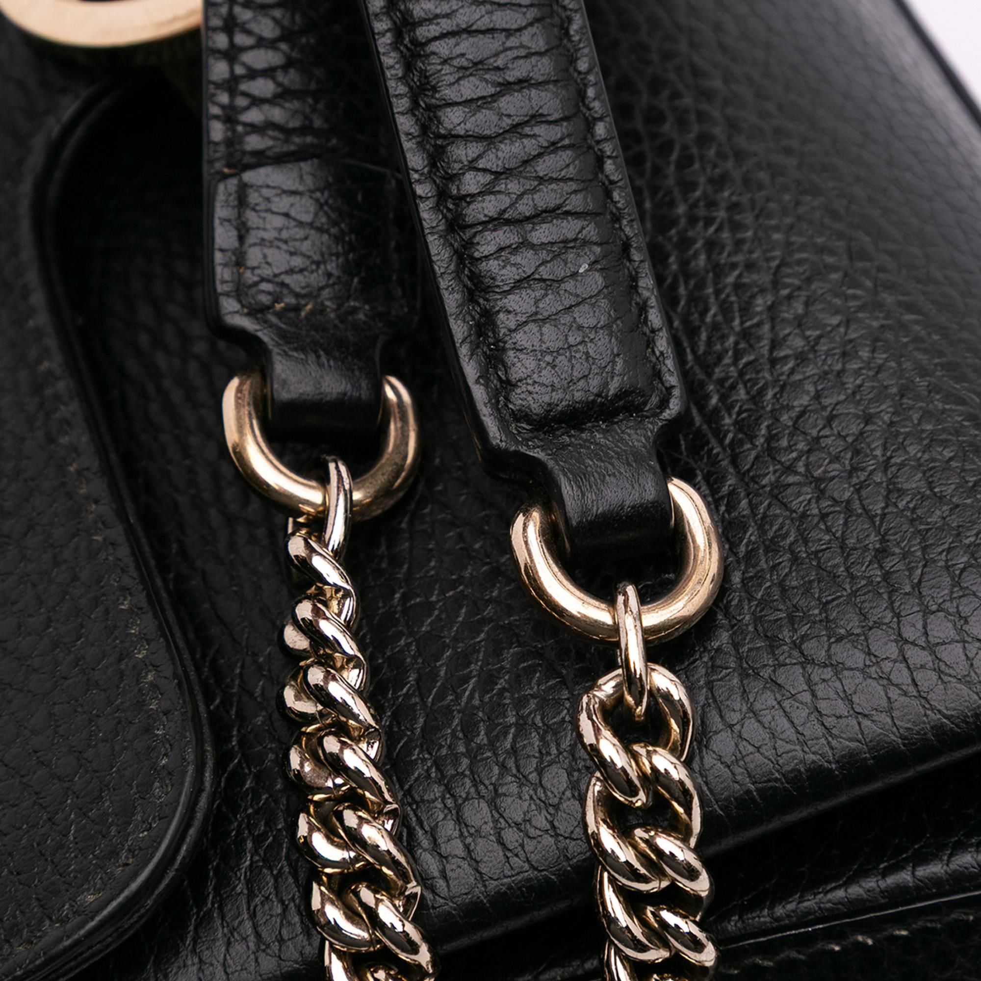 Gucci Small Dollar Calf Interlocking G Satchel