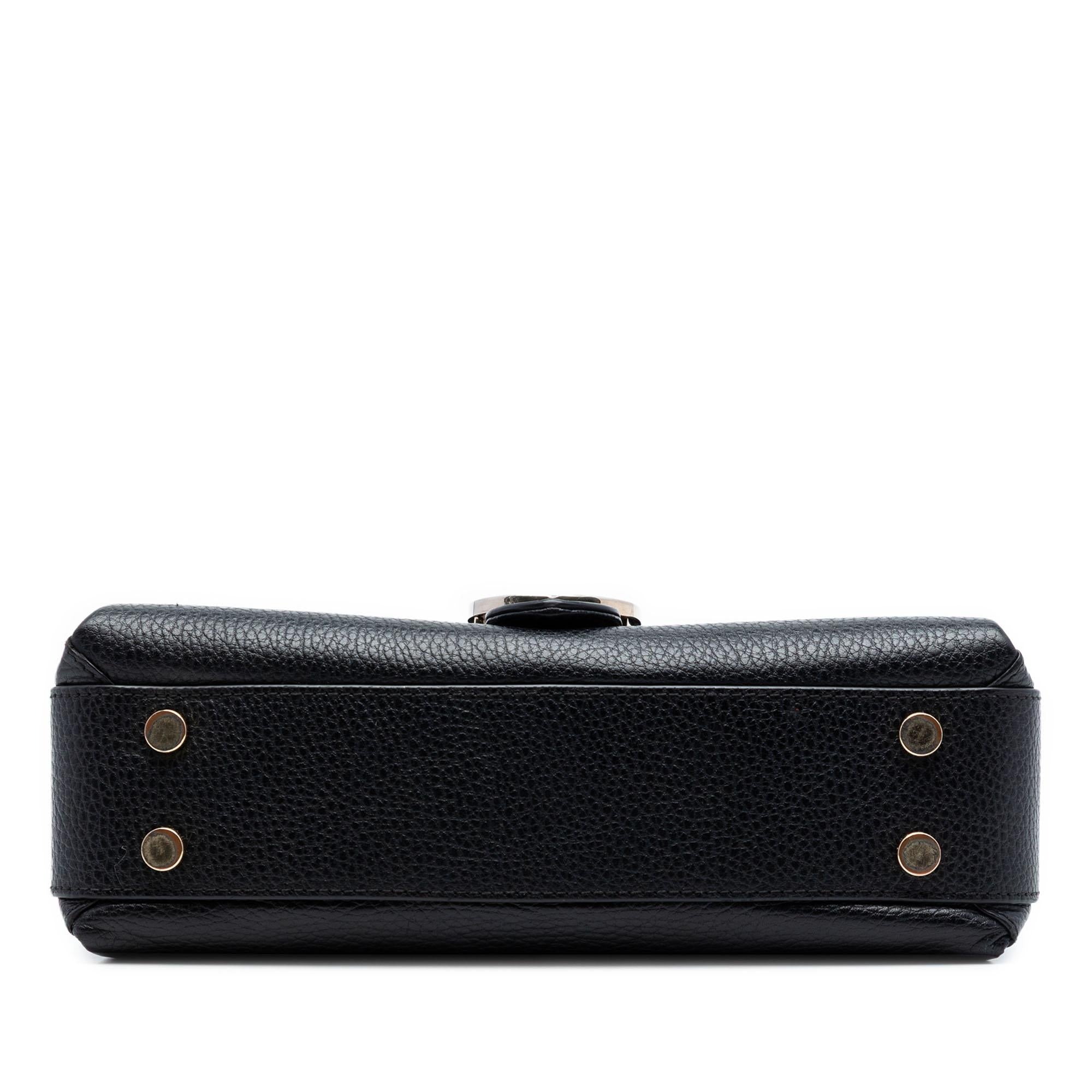Gucci Small Dollar Calf Interlocking G Satchel