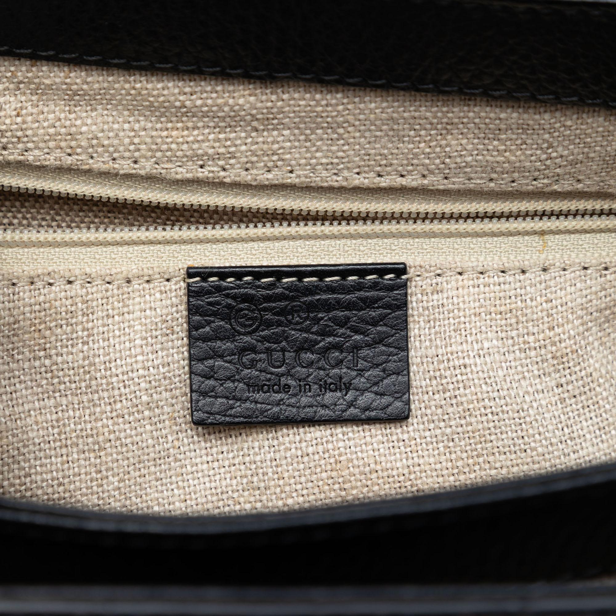 Gucci Small Dollar Calf Interlocking G Satchel