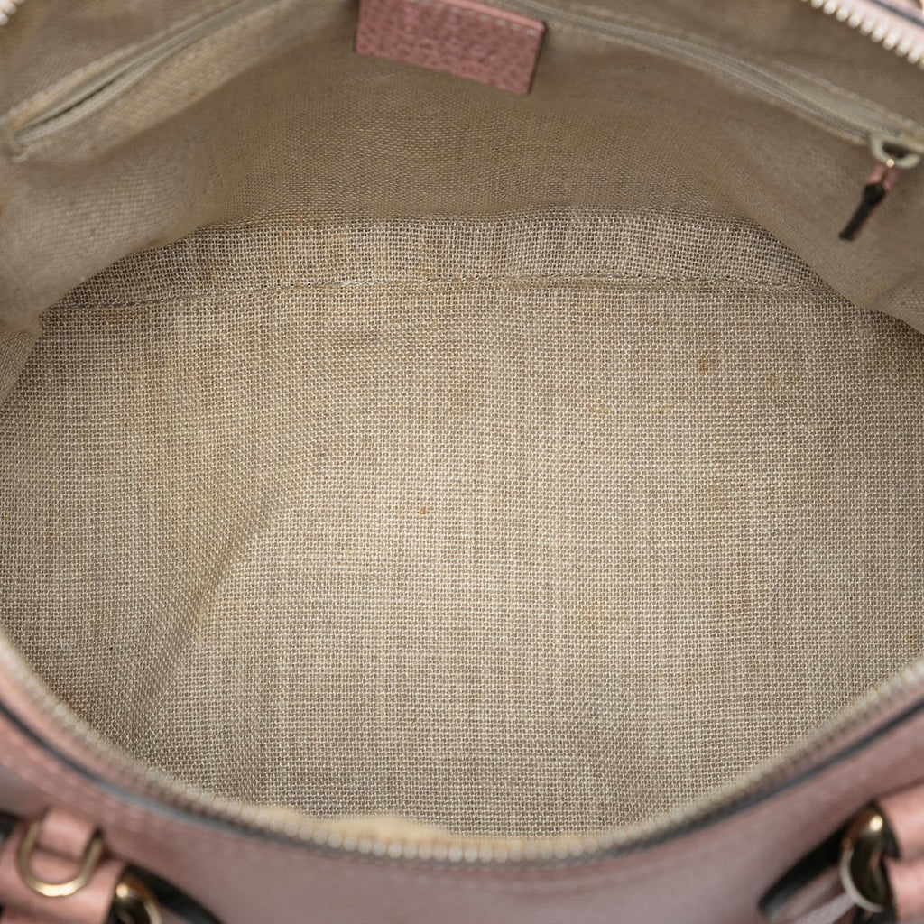 Gucci Small Dollar Calfskin GG Charm Dome Satchel