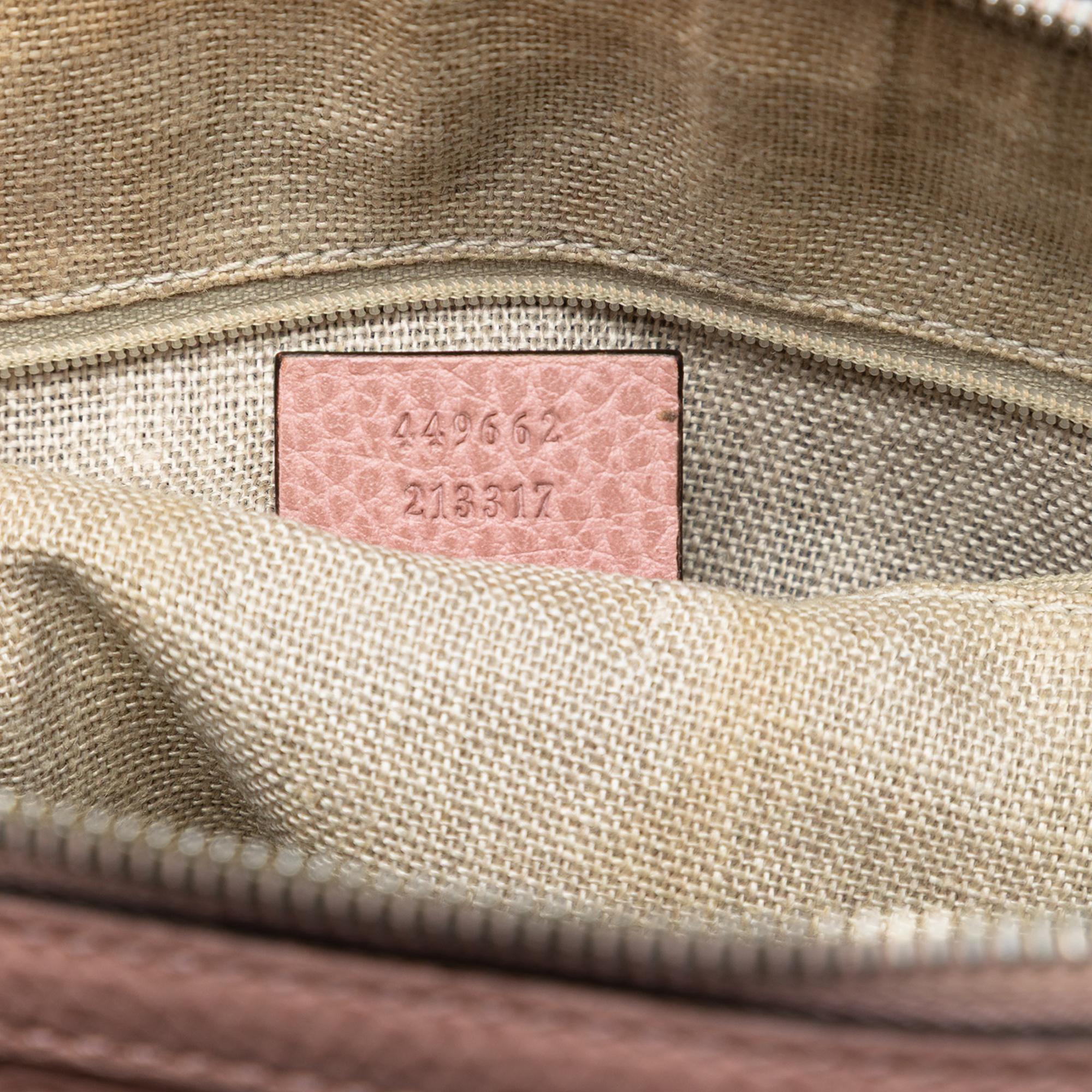 Gucci Small Dollar Calfskin GG Charm Dome Satchel